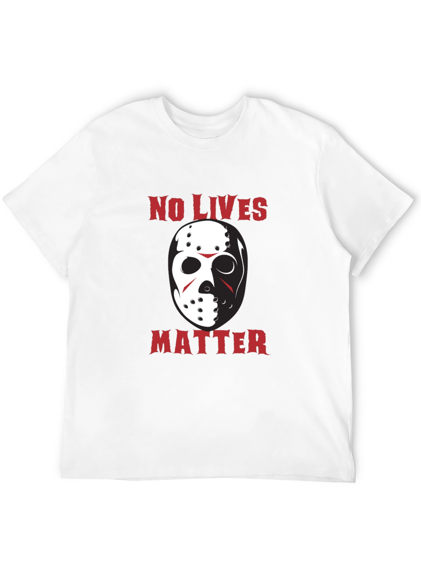 No Lives Matter Jason Hockey Mask Funny T-Shirt