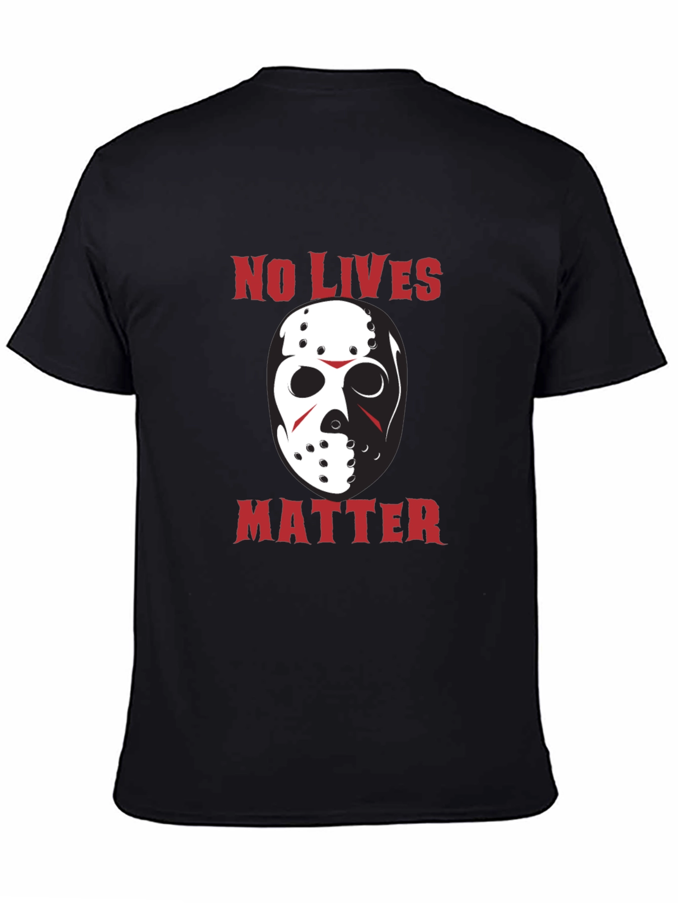 No Lives Matter Jason Hockey Mask Funny T-Shirt