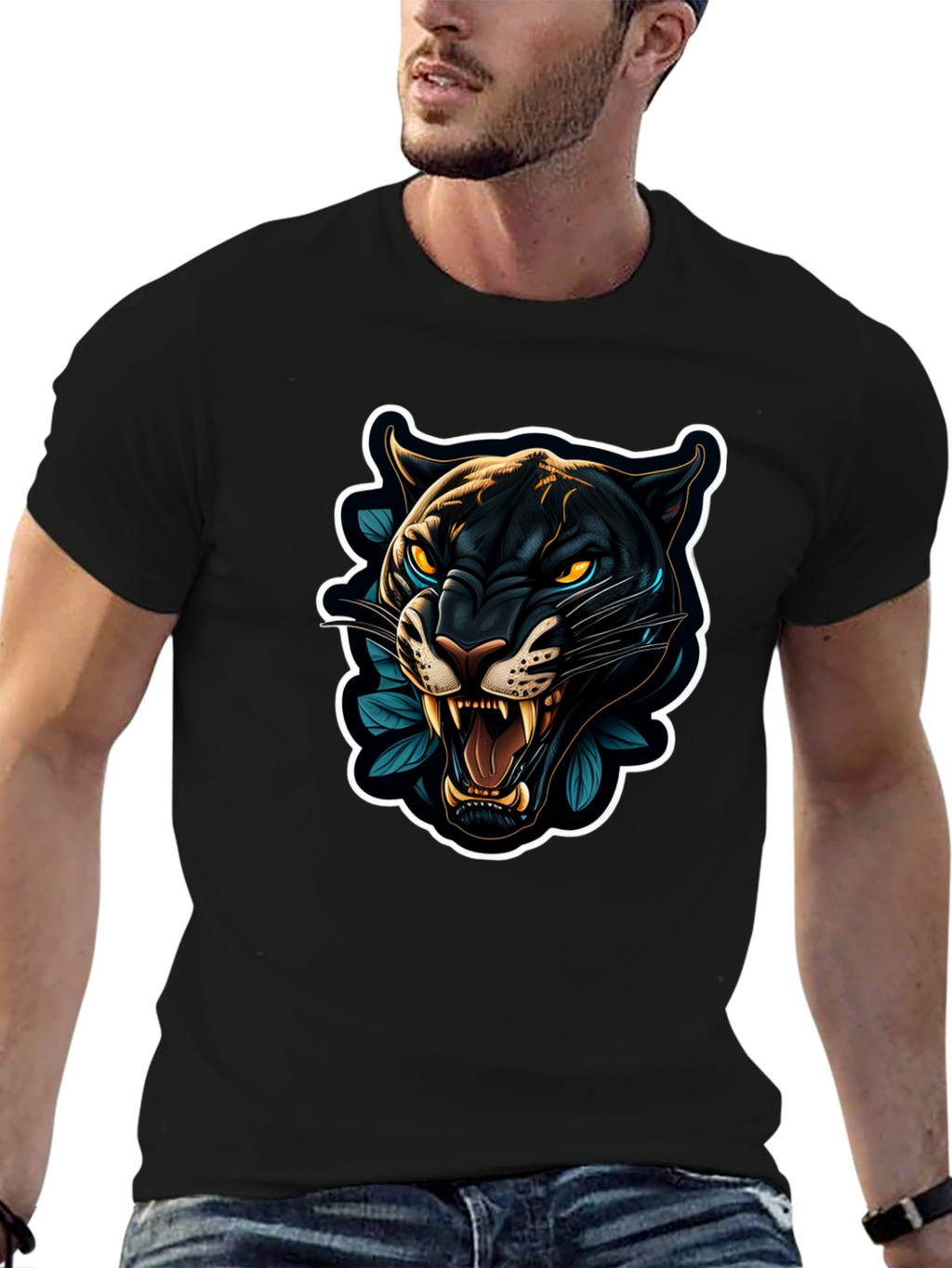 Black Panther Graphic Tee - Fierce Style