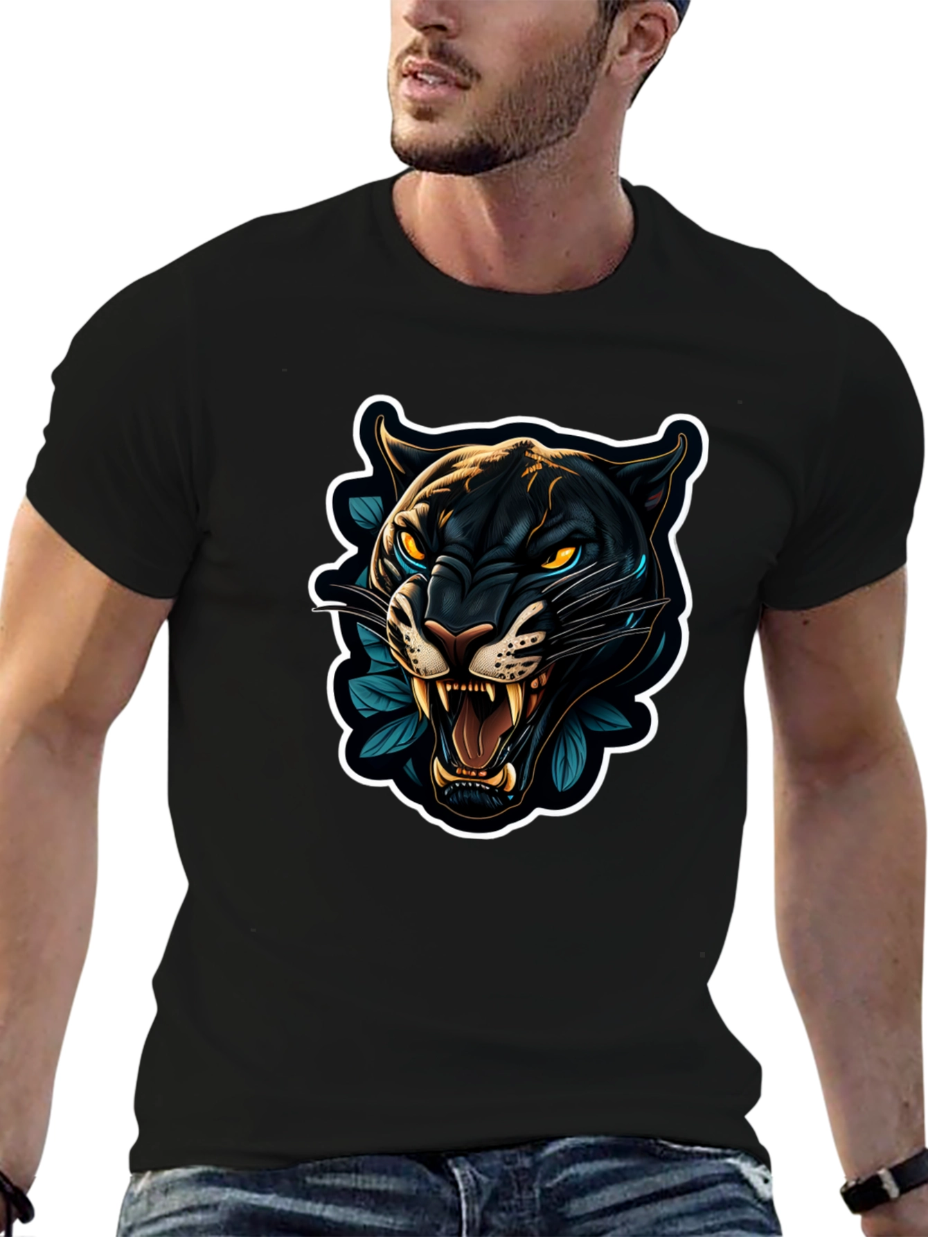 Black Panther Graphic Tee - Fierce Style