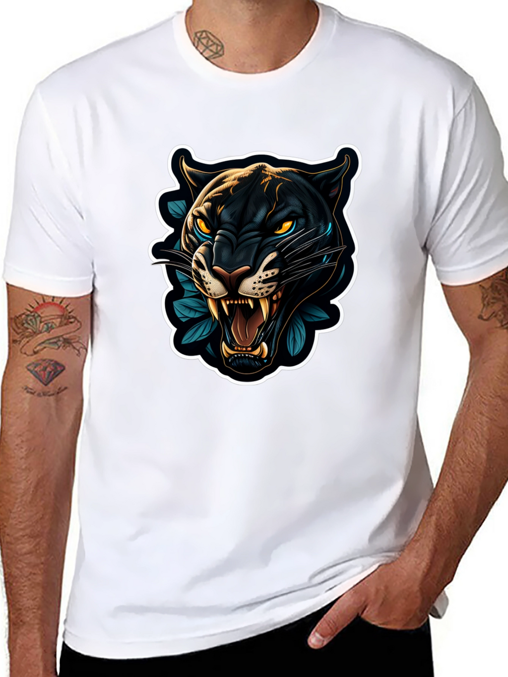 Black Panther Graphic Tee - Fierce Style