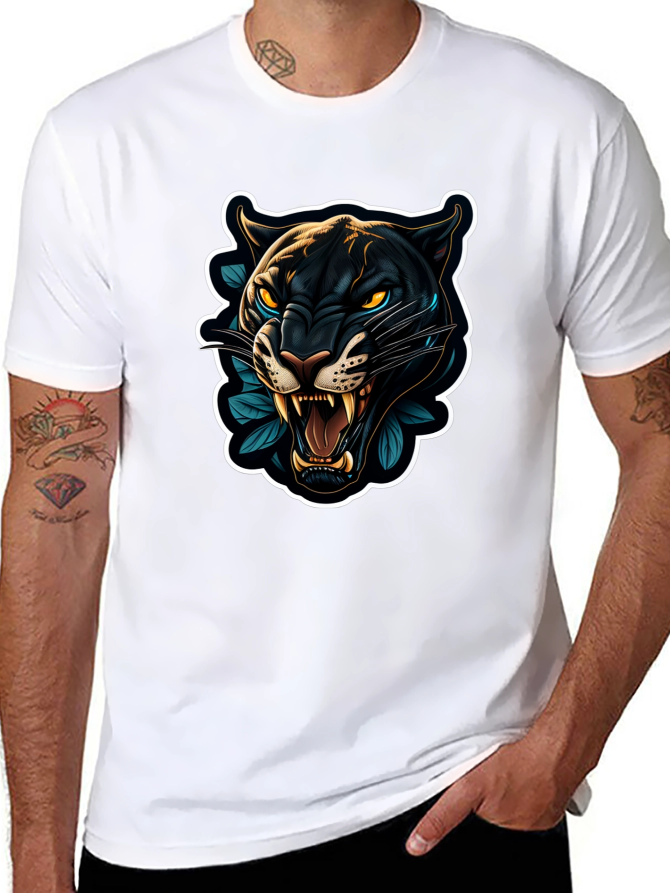 Black Panther Graphic Tee - Fierce Style