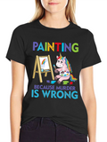 Painting Because Murder Is Wrong T-Shirt