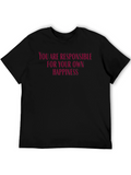 Motivational T-Shirt: Own Your Happiness