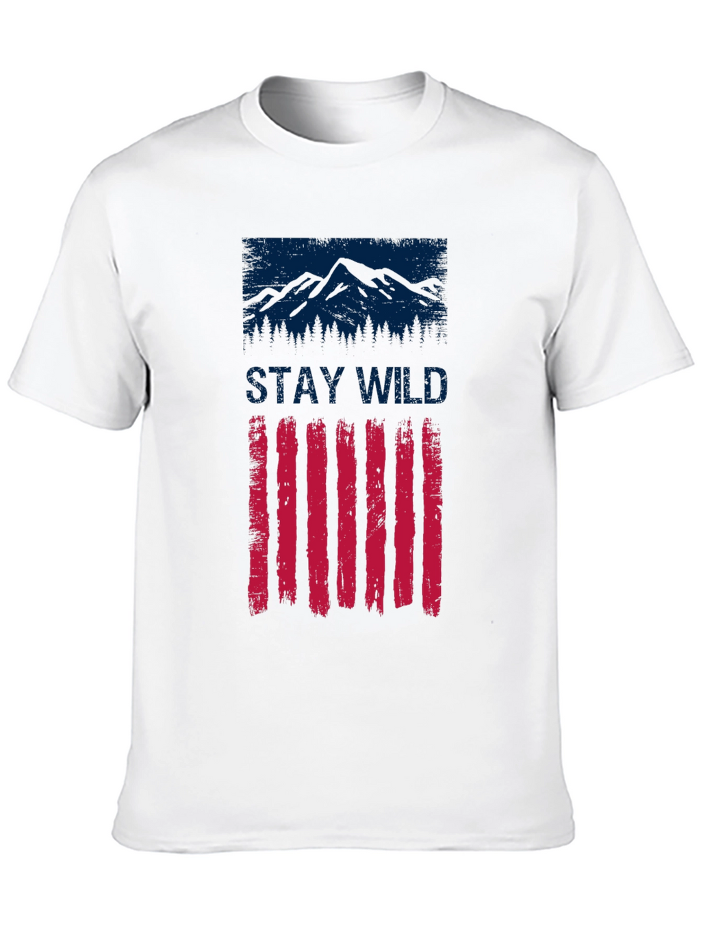 Stay Wild Mountain Graphic T-Shirt