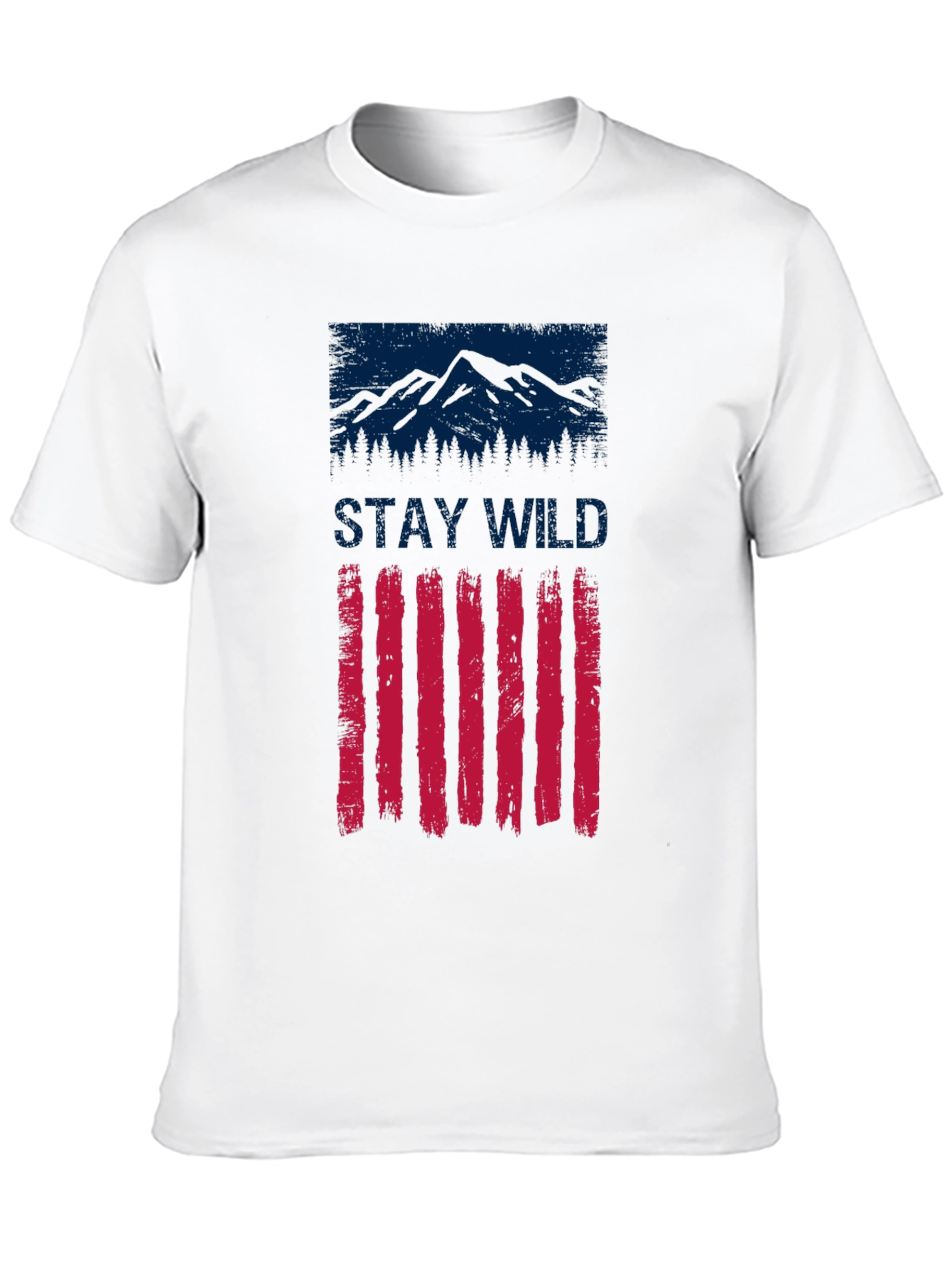 Stay Wild Mountain Graphic T-Shirt