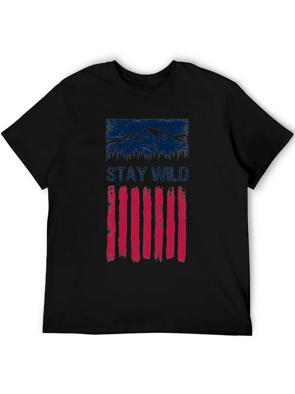 Stay Wild Mountain Graphic T-Shirt