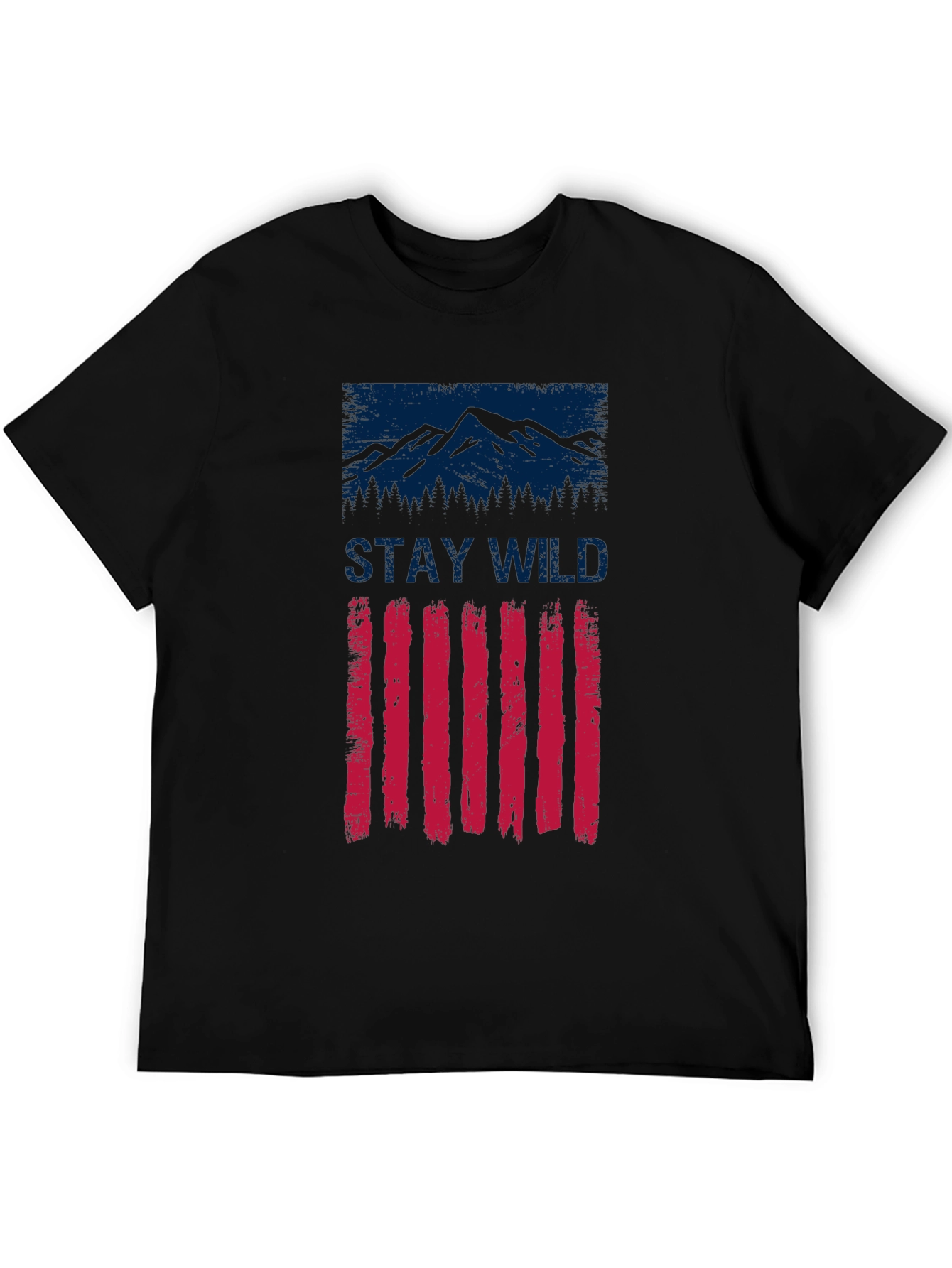Stay Wild Mountain Graphic T-Shirt