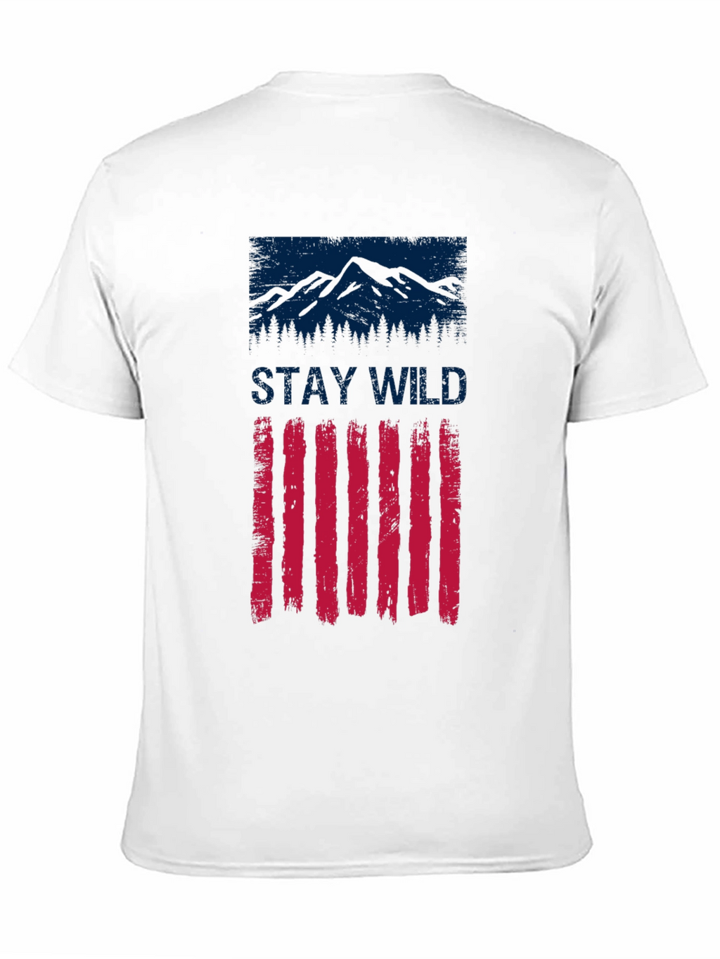 Stay Wild Mountain Graphic T-Shirt
