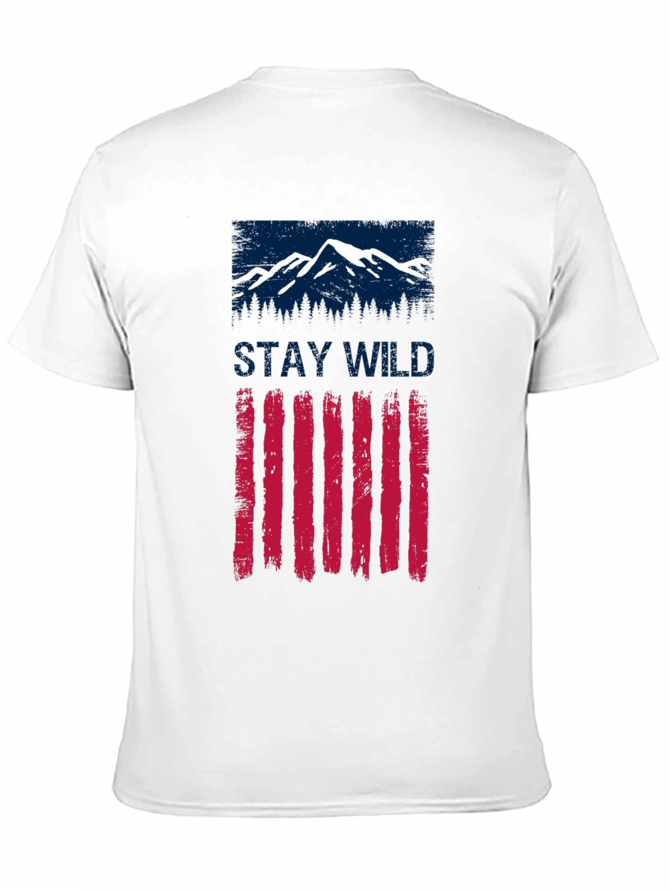 Stay Wild Mountain Graphic T-Shirt
