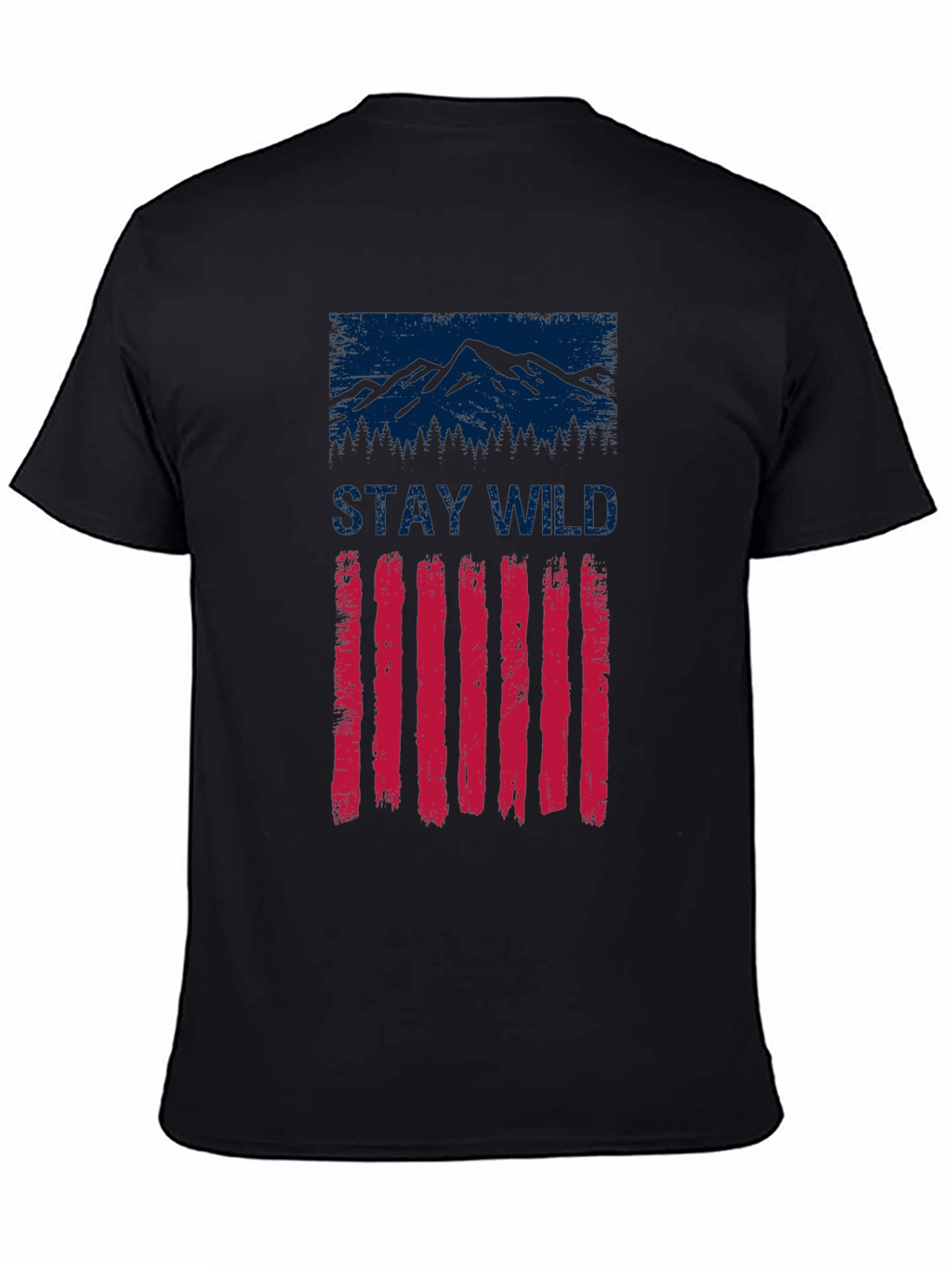 Stay Wild Mountain Graphic T-Shirt
