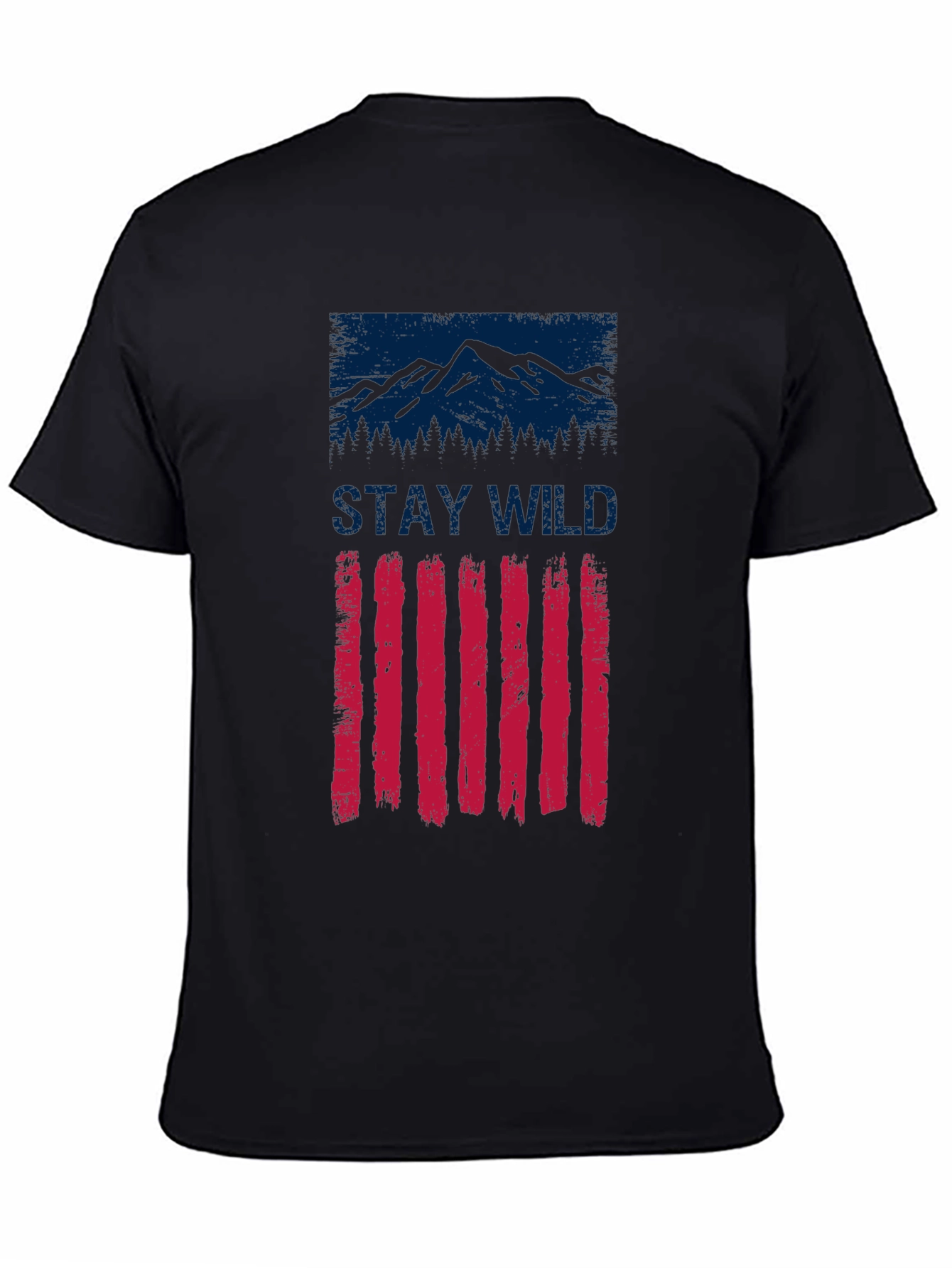 Stay Wild Mountain Graphic T-Shirt