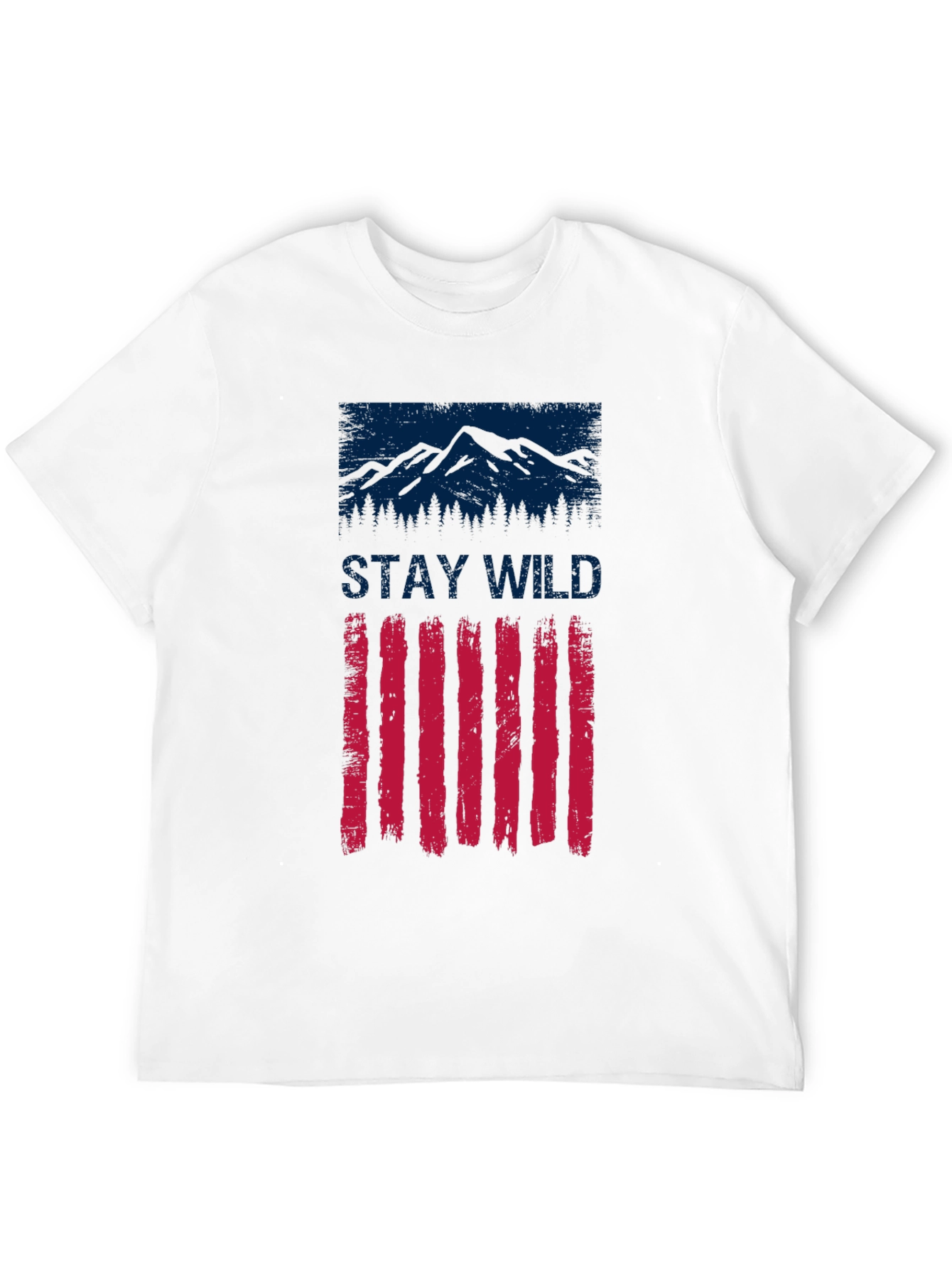 Stay Wild Mountain Graphic T-Shirt