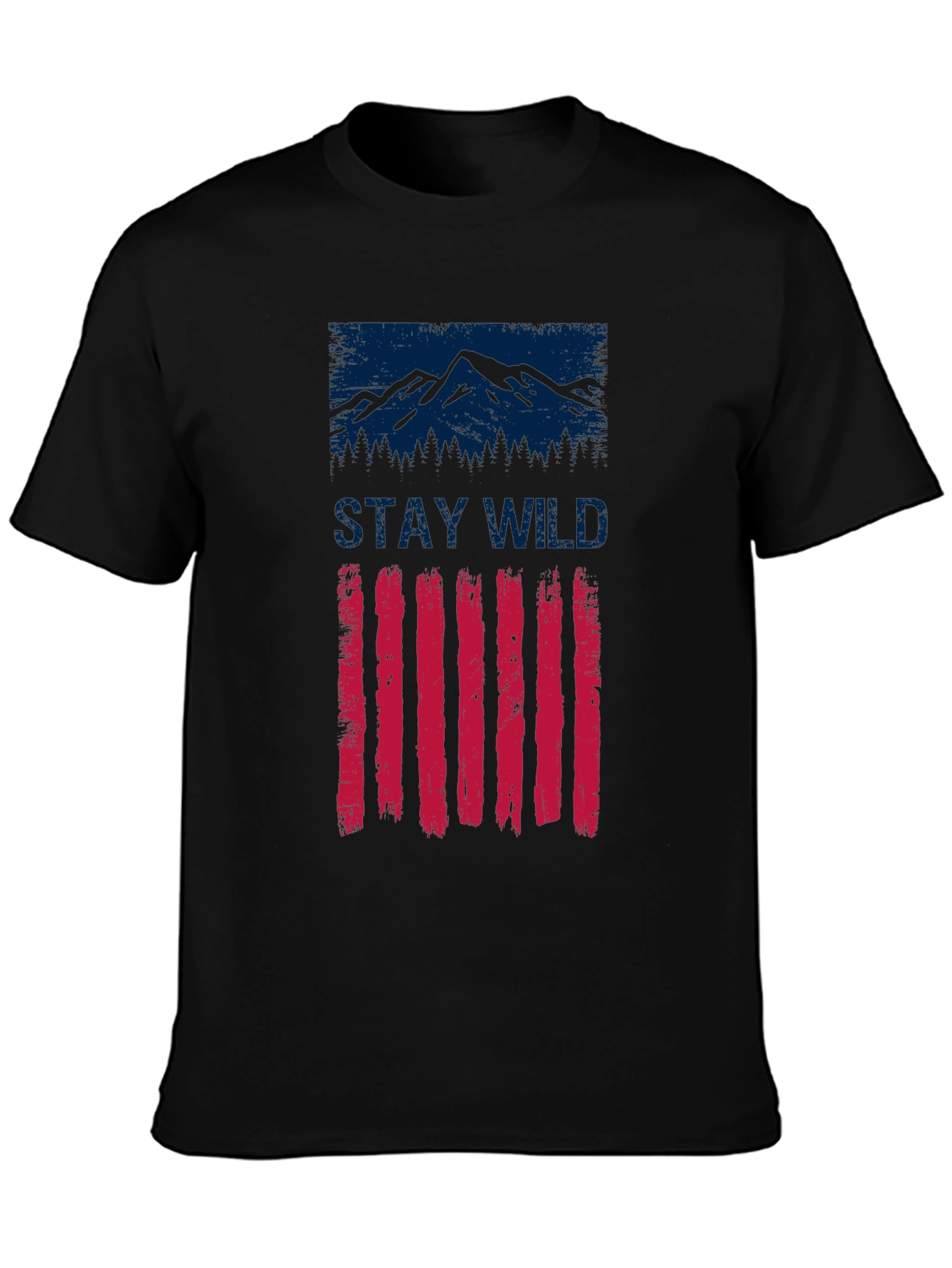 Stay Wild Mountain Graphic T-Shirt