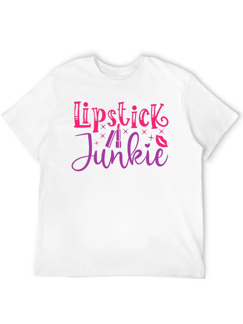 Lipstick Junkie Graphic T-Shirt
