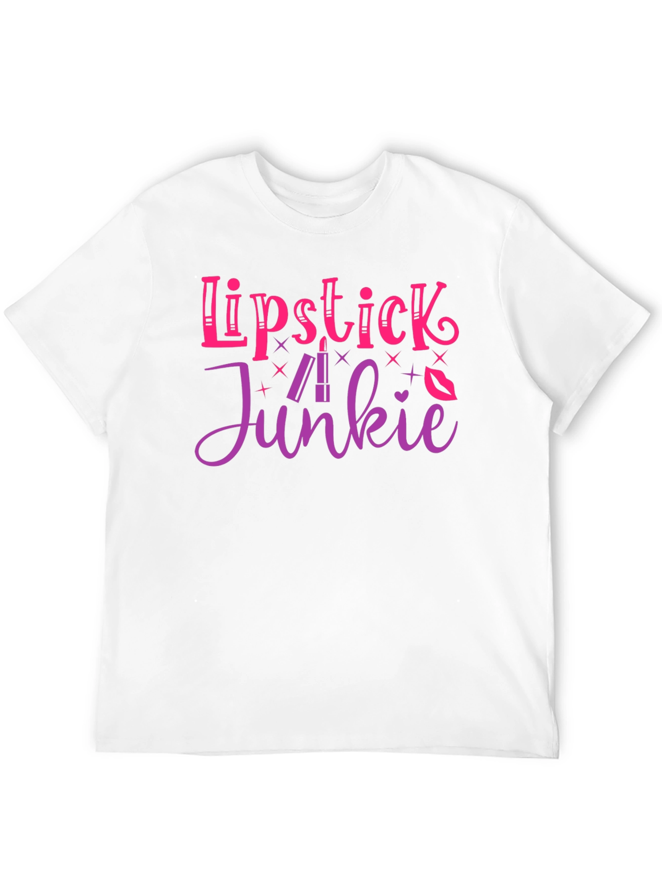 Lipstick Junkie Graphic T-Shirt