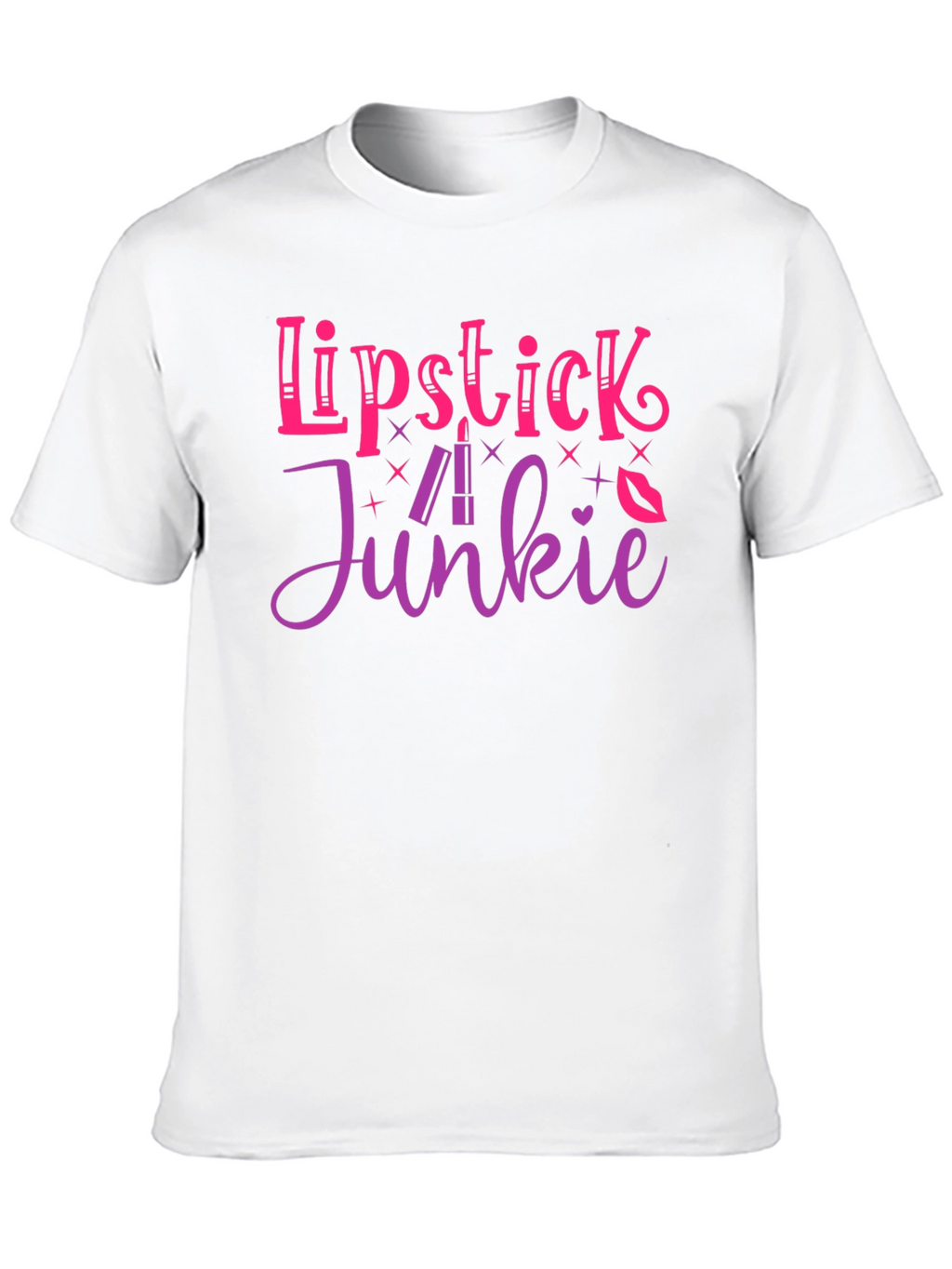 Lipstick Junkie Graphic T-Shirt