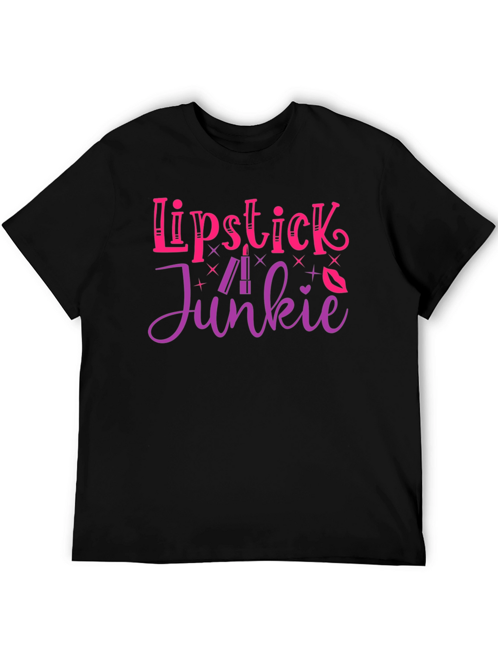 Lipstick Junkie Graphic T-Shirt