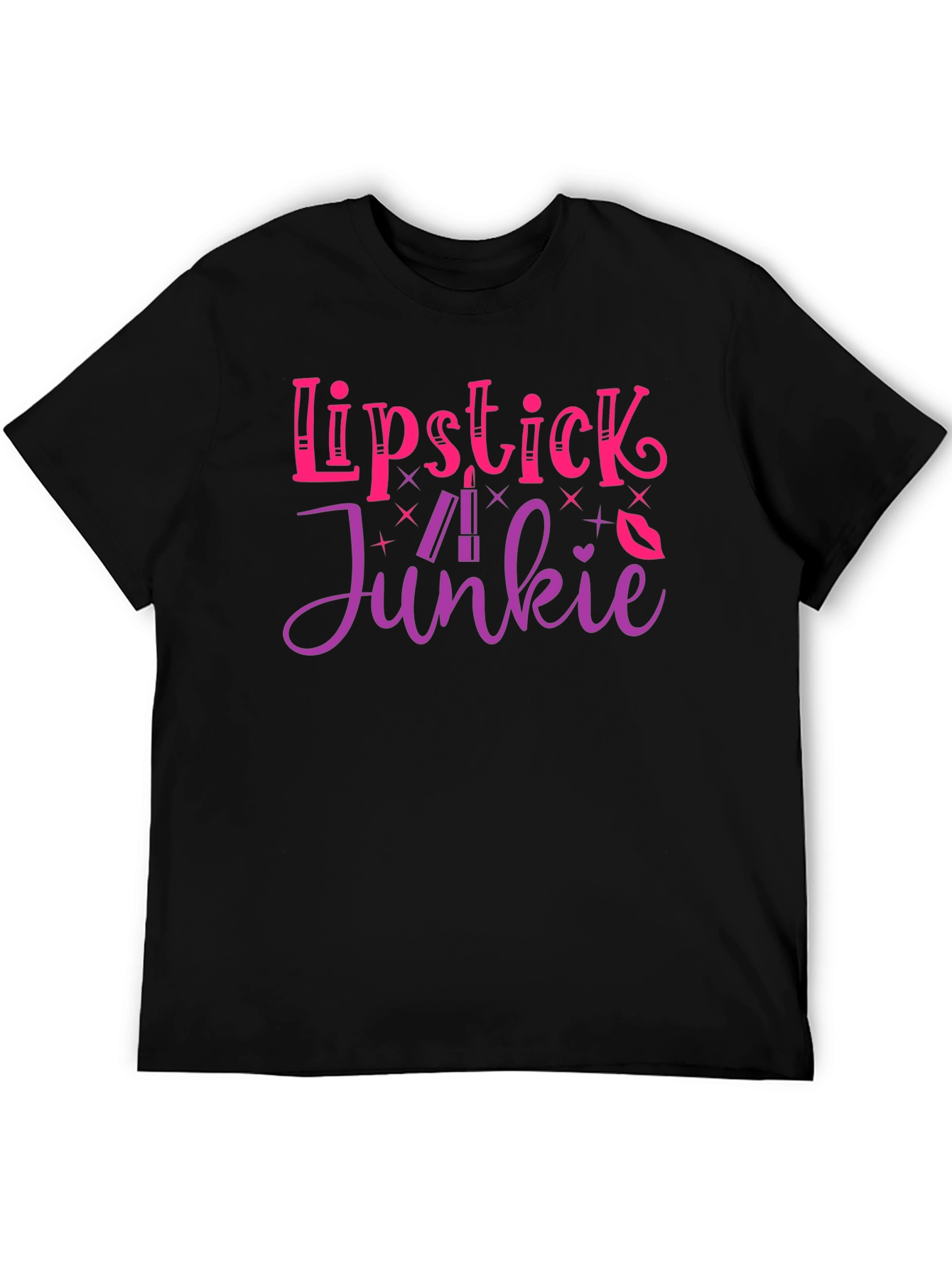 Lipstick Junkie Graphic T-Shirt