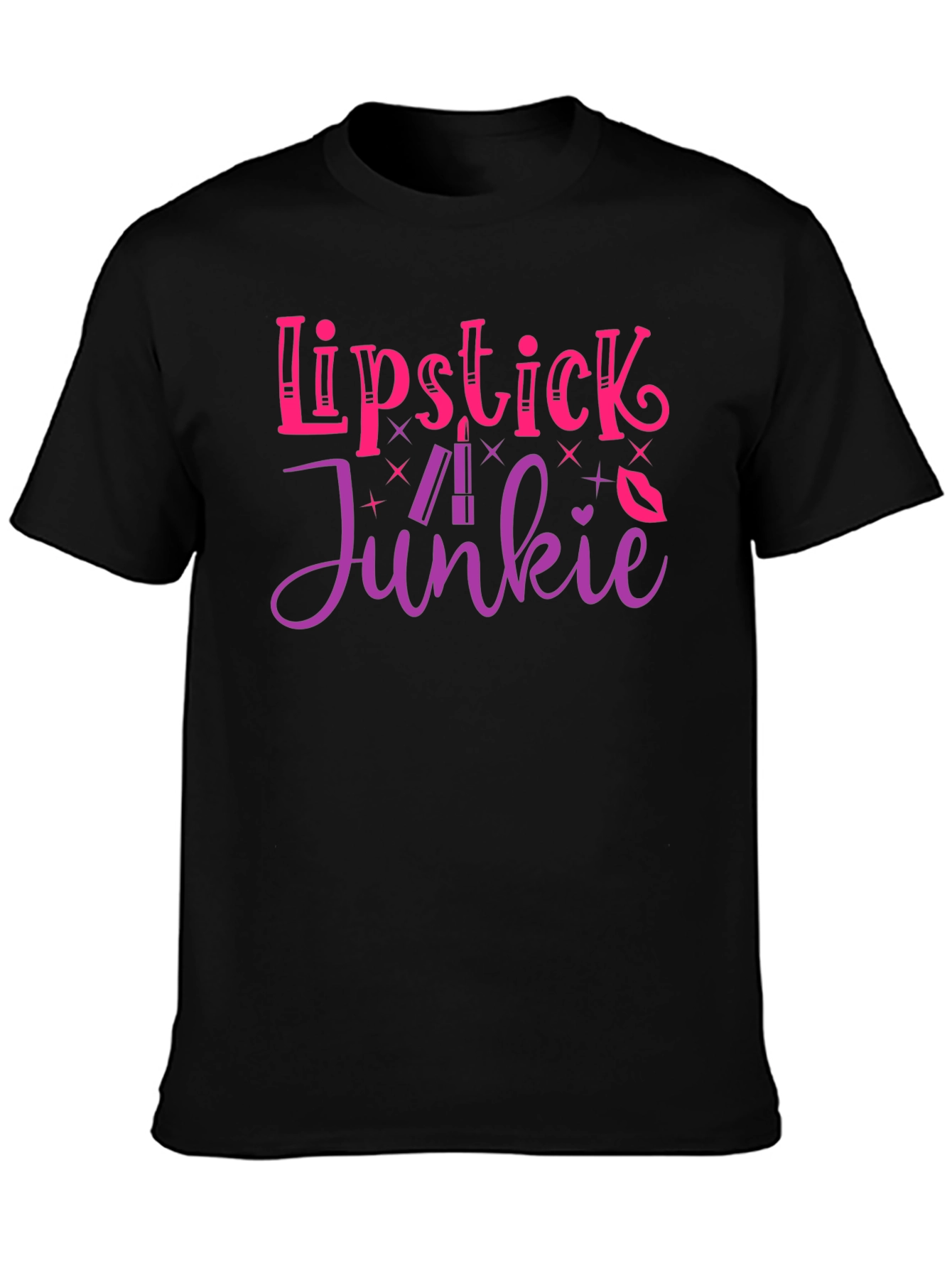 Lipstick Junkie Graphic T-Shirt