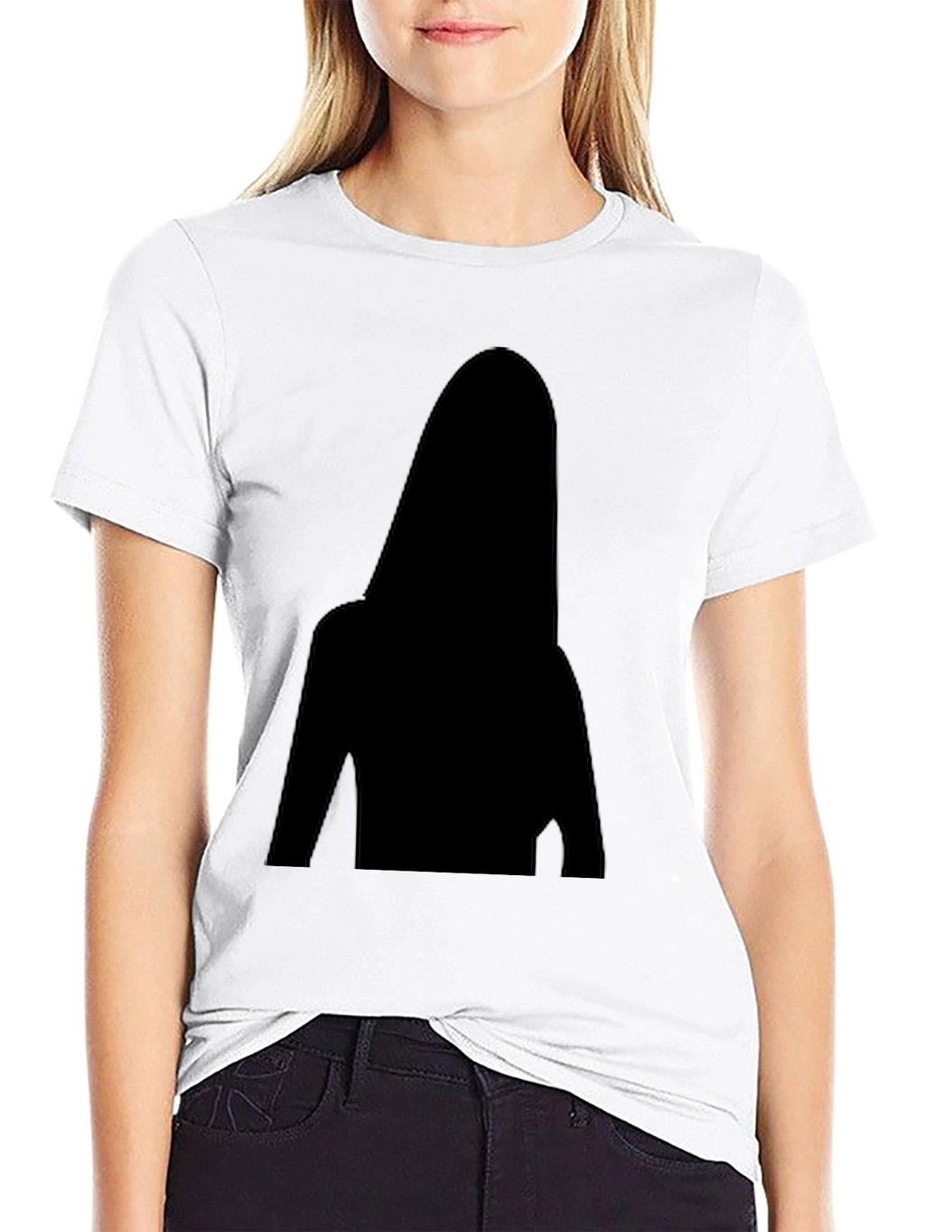 Silhouette Graphic Black T-Shirt