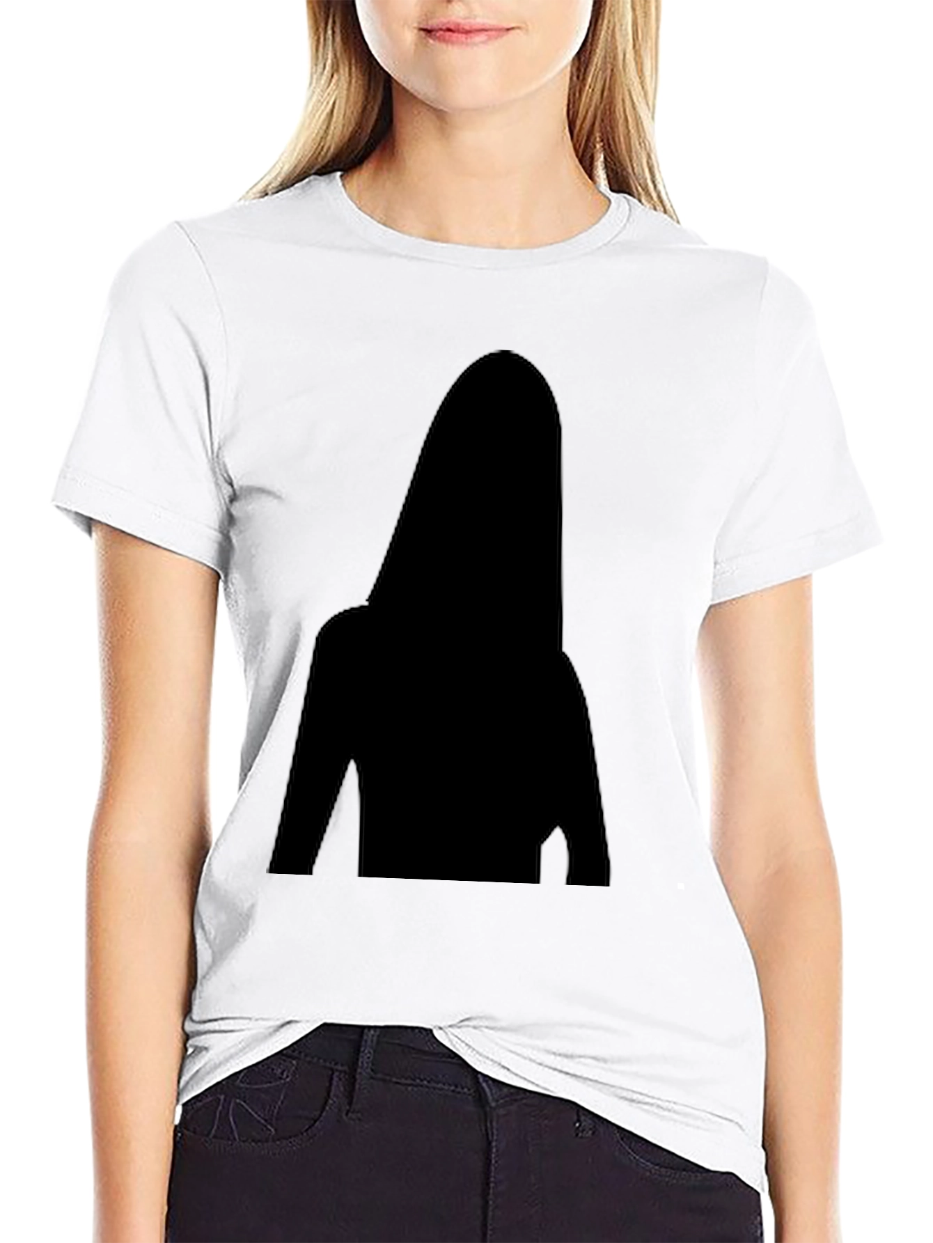 Silhouette Graphic Black T-Shirt