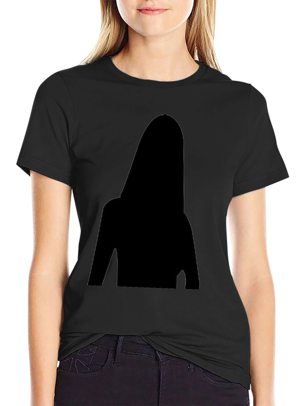 Silhouette Graphic Black T-Shirt