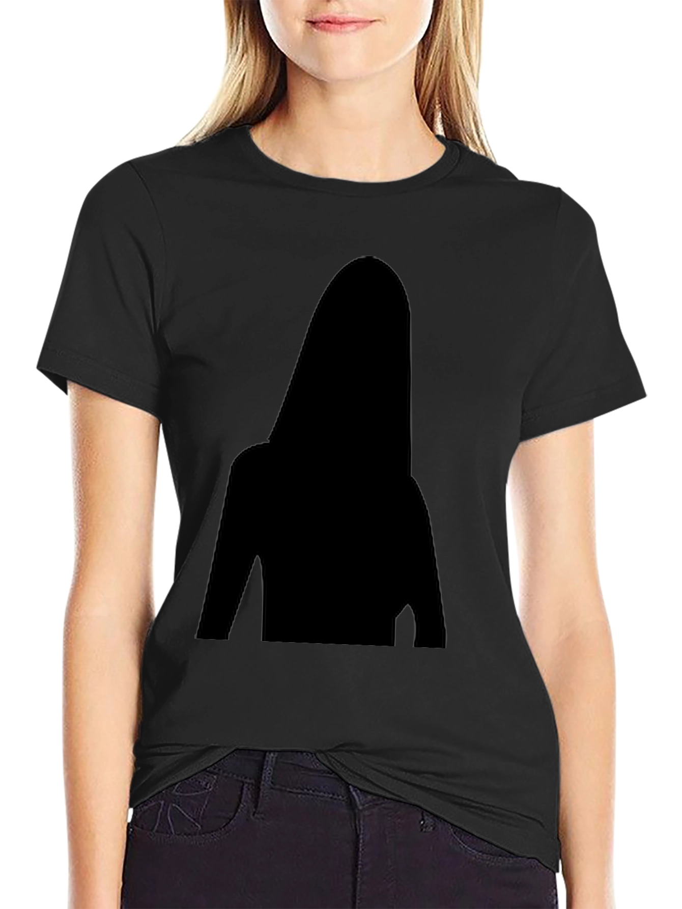 Silhouette Graphic Black T-Shirt