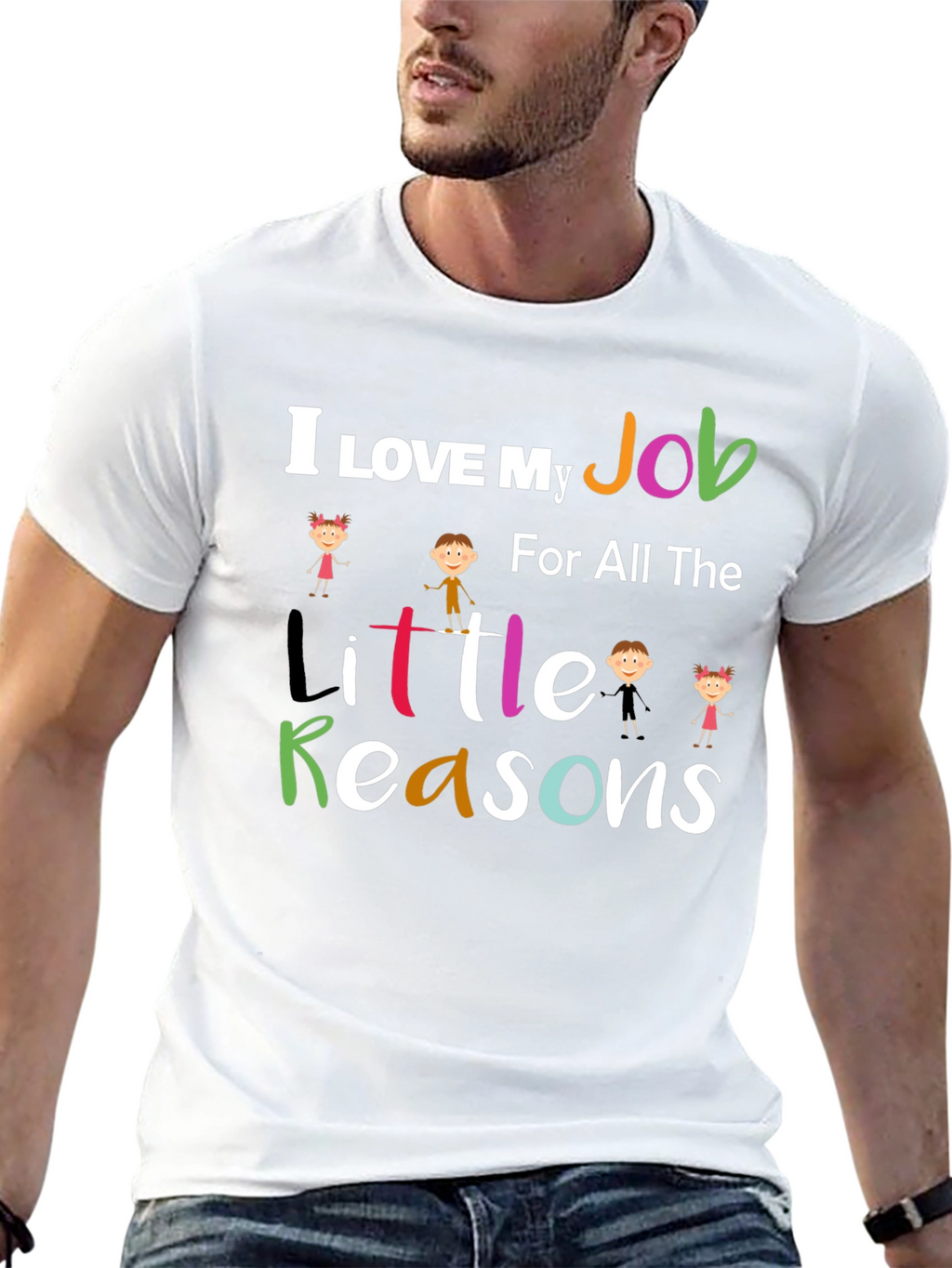 I Love My Job Teacher Graphic Tee
