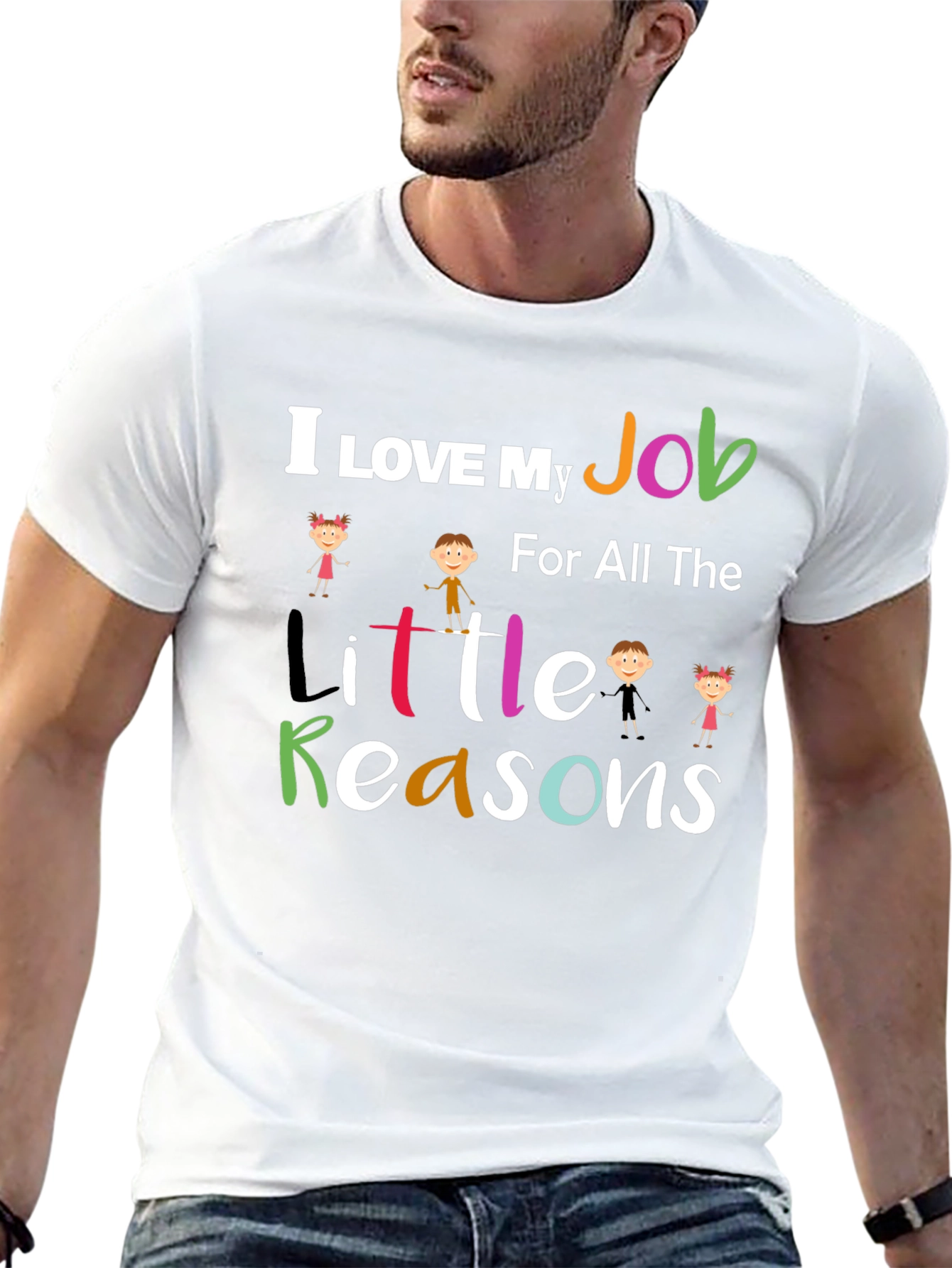 I Love My Job Teacher Graphic Tee
