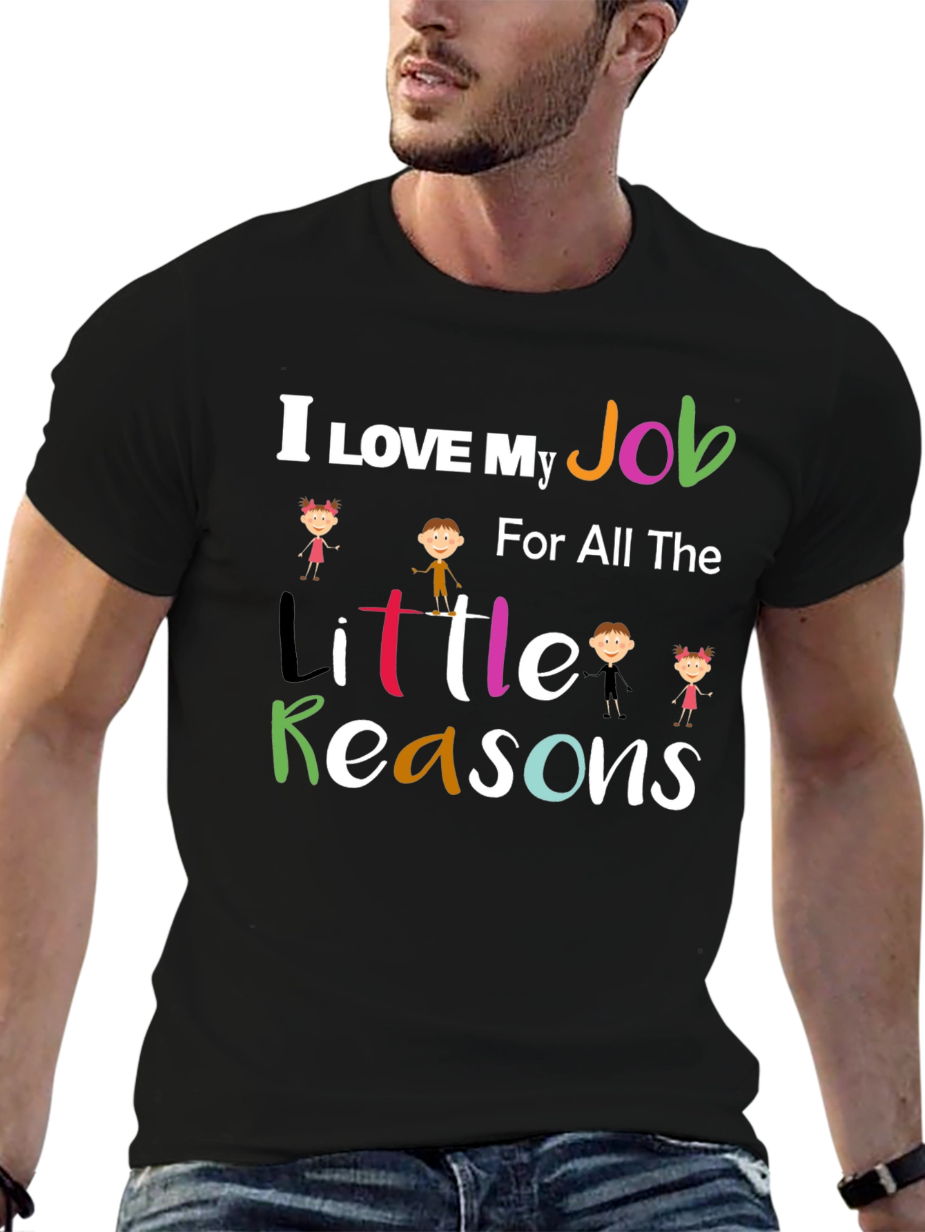 I Love My Job Teacher Graphic Tee