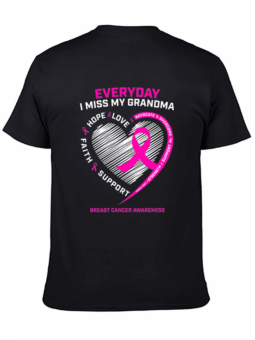 Breast Cancer Awareness I Miss My Grandma T-Shirt