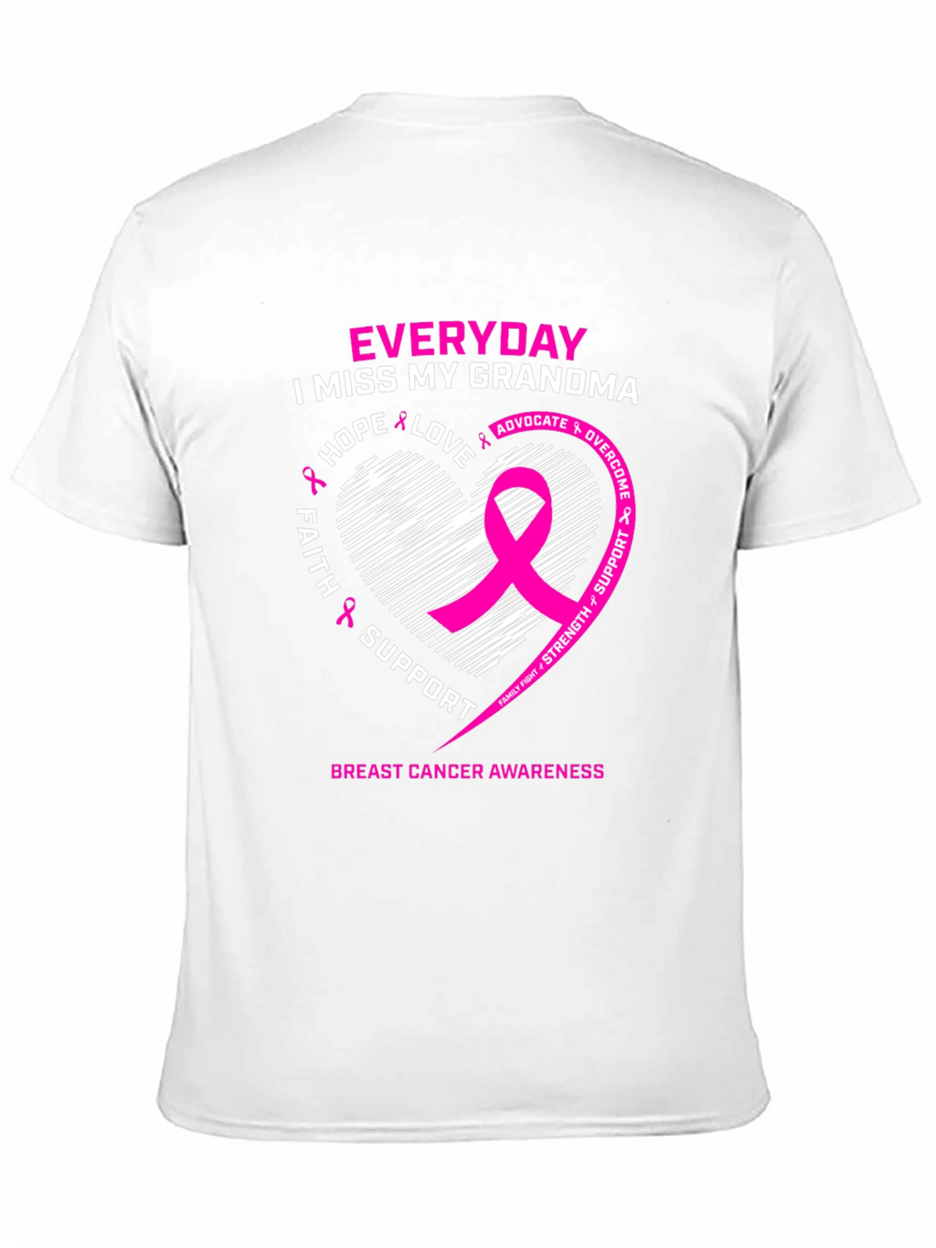 Breast Cancer Awareness I Miss My Grandma T-Shirt