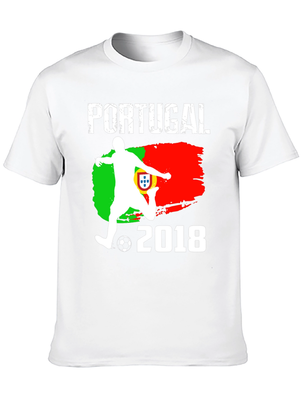 Portugal Soccer 2018 Black T-Shirt