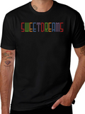 Sweet Dreams Graphic Tee - Soft Black Cotton T-Shirt