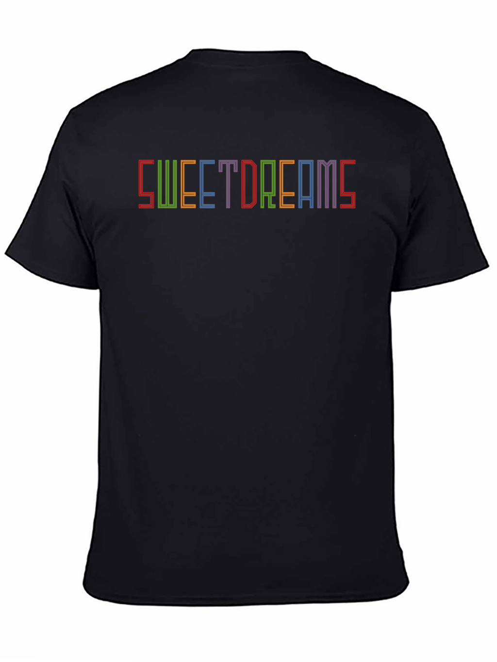 Sweet Dreams Graphic Tee - Soft Black Cotton T-Shirt