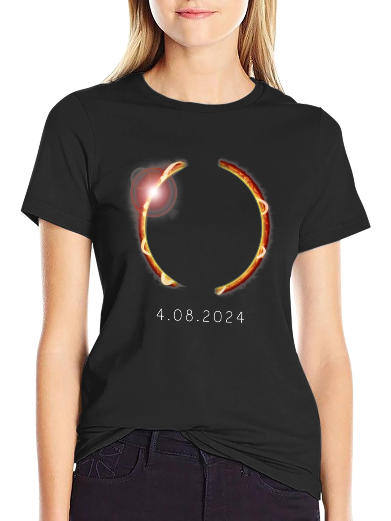 Total Solar Eclipse 4.08.2024 Graphic Tee