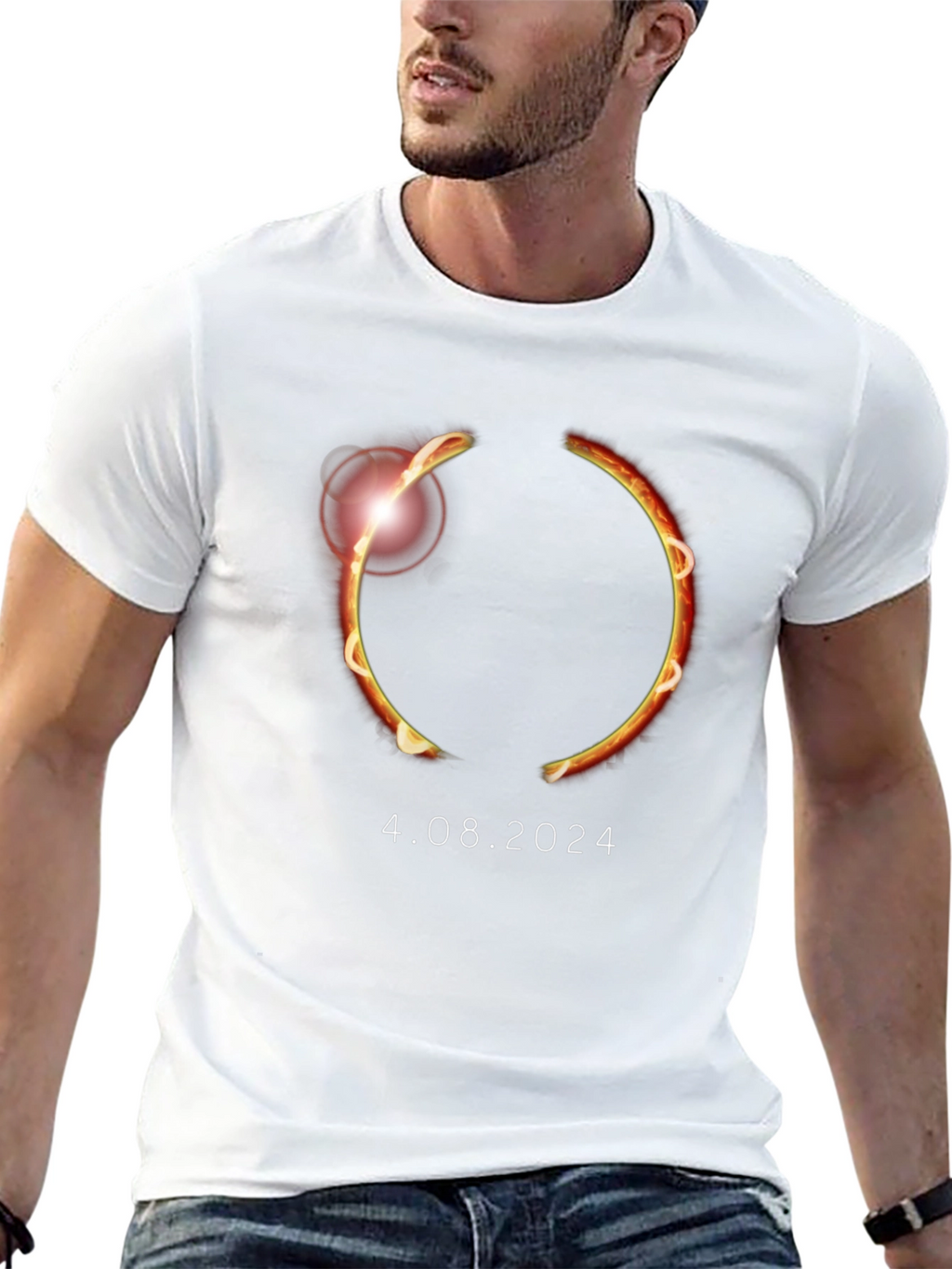 Total Solar Eclipse 4.08.2024 Graphic Tee