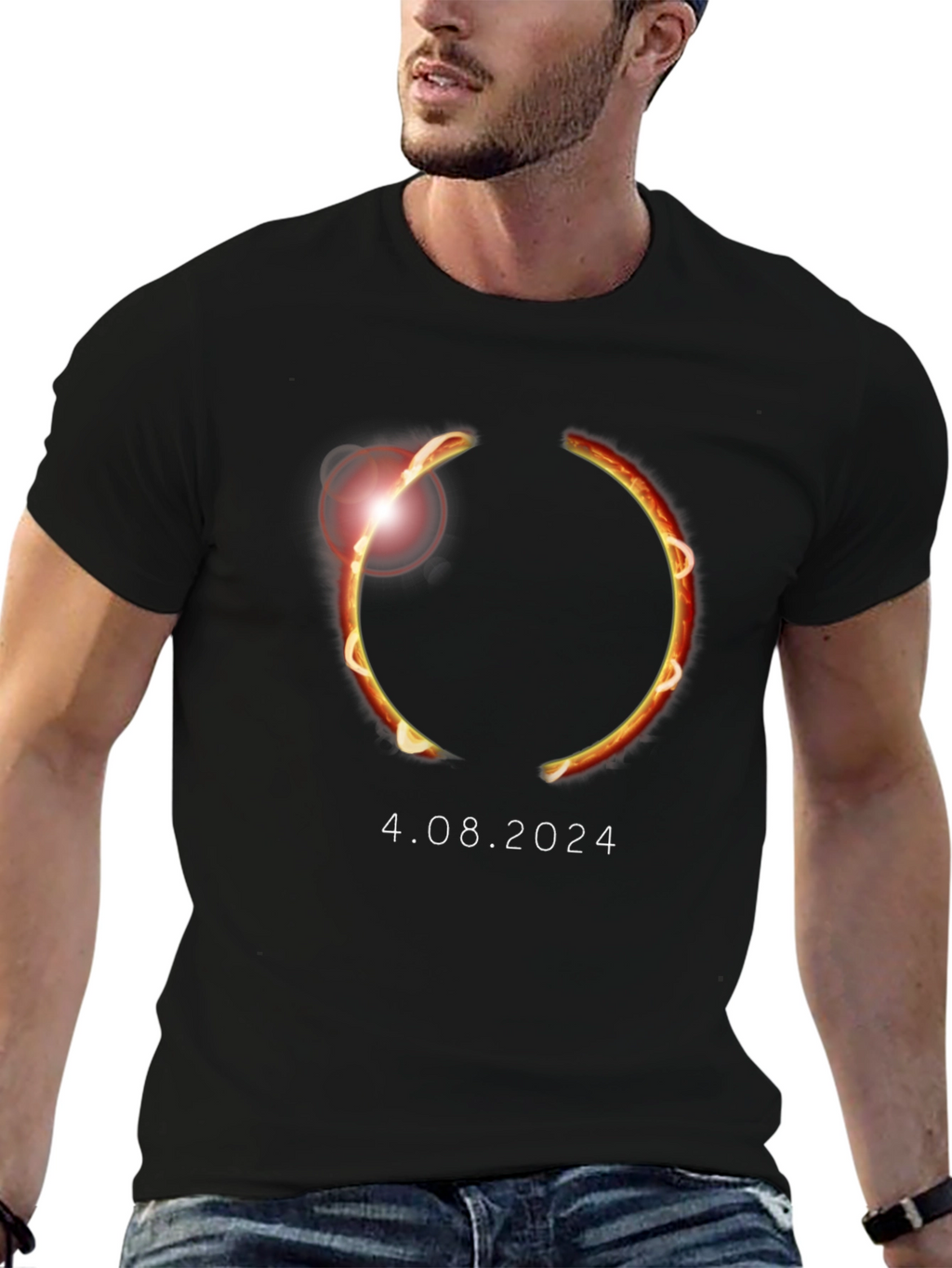 Total Solar Eclipse 4.08.2024 Graphic Tee
