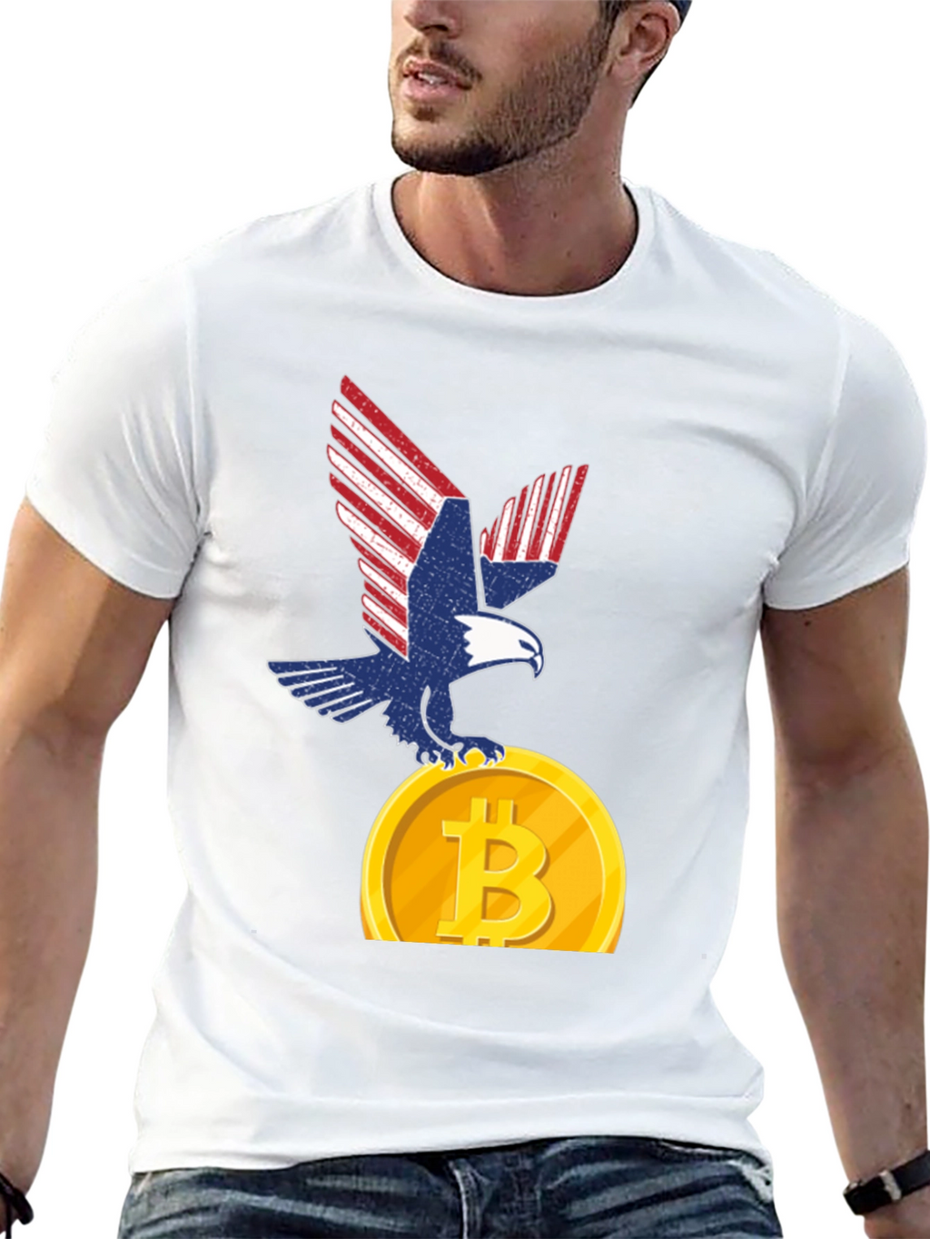 American Eagle Bitcoin Tee