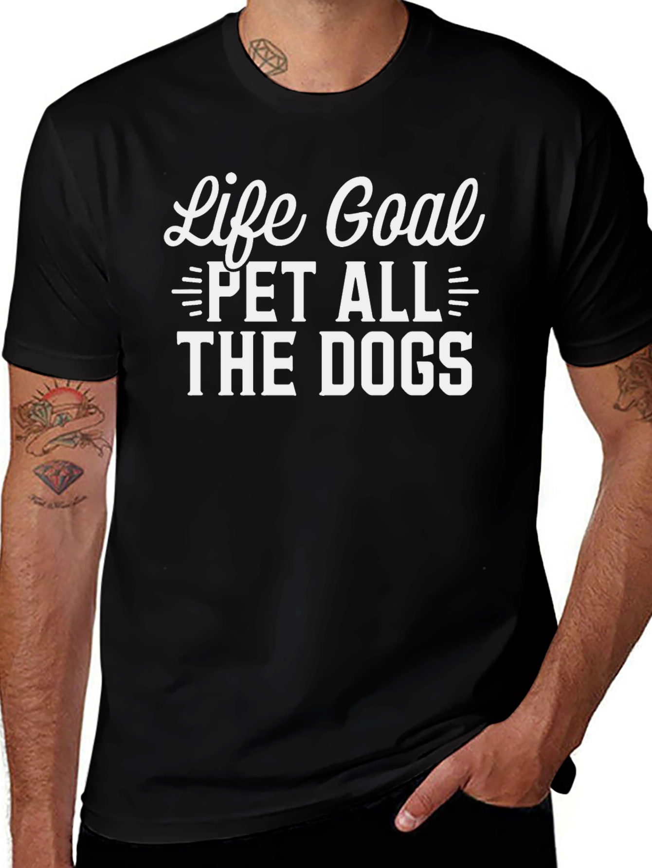 Life Goal Pet All The Dogs T-Shirt