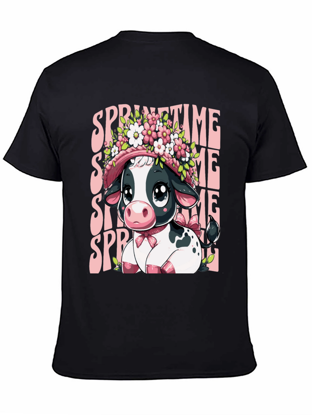 Springtime Cow T-Shirt