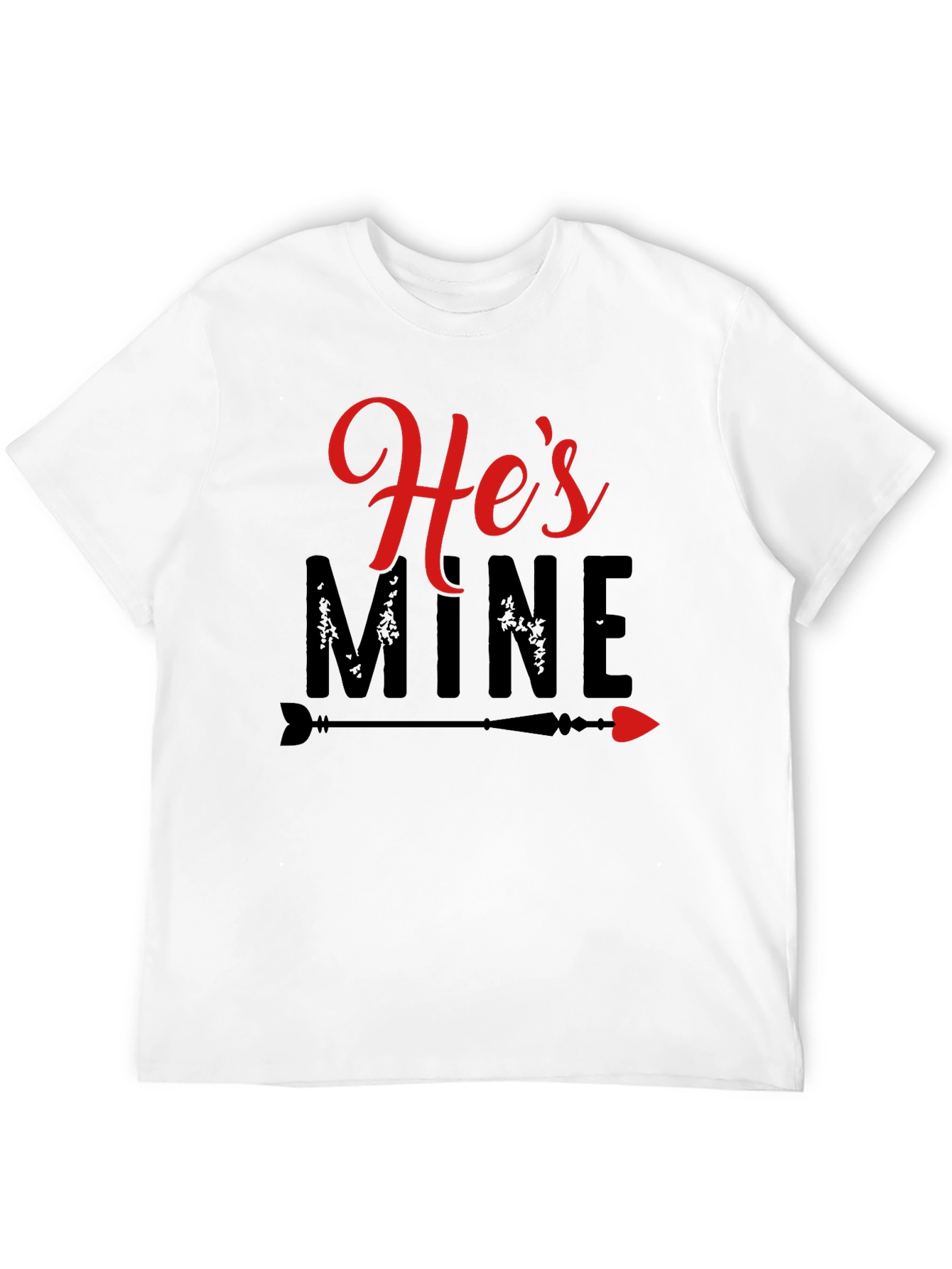 Hes Mine T-Shirt - Valentines Day Couple Tee