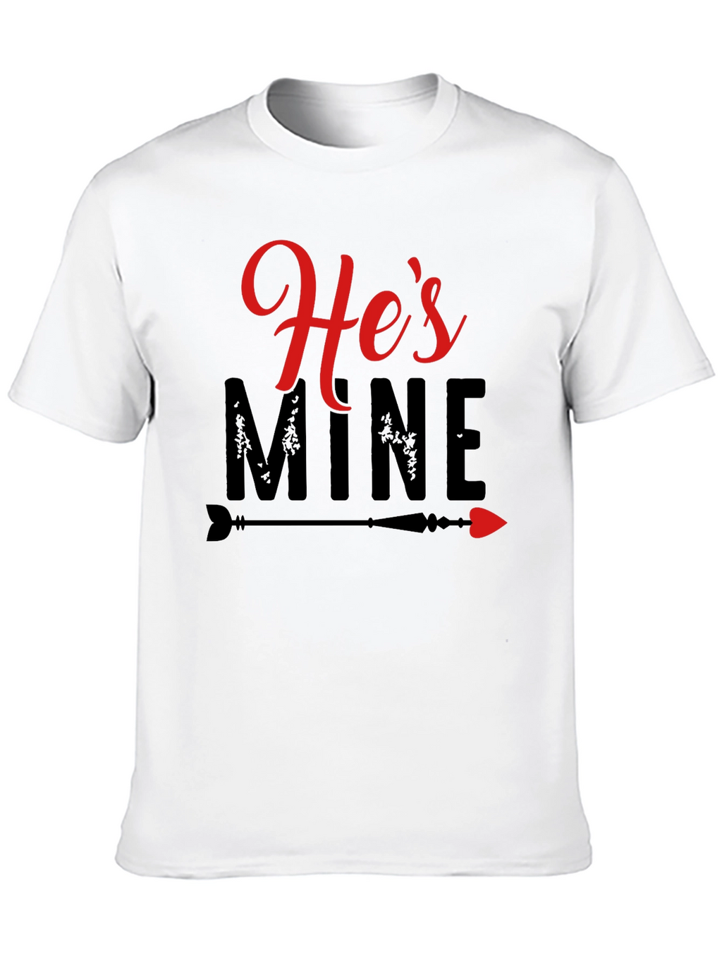 Hes Mine T-Shirt - Valentines Day Couple Tee