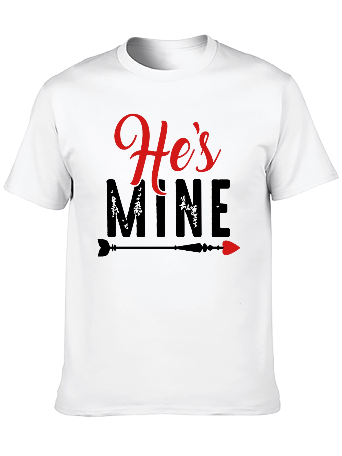 Hes Mine T-Shirt - Valentines Day Couple Tee