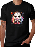 Stressed Opossum T-Shirt - Funny Graphic Tee