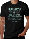 John 3:16 Graphic Print T-Shirt
