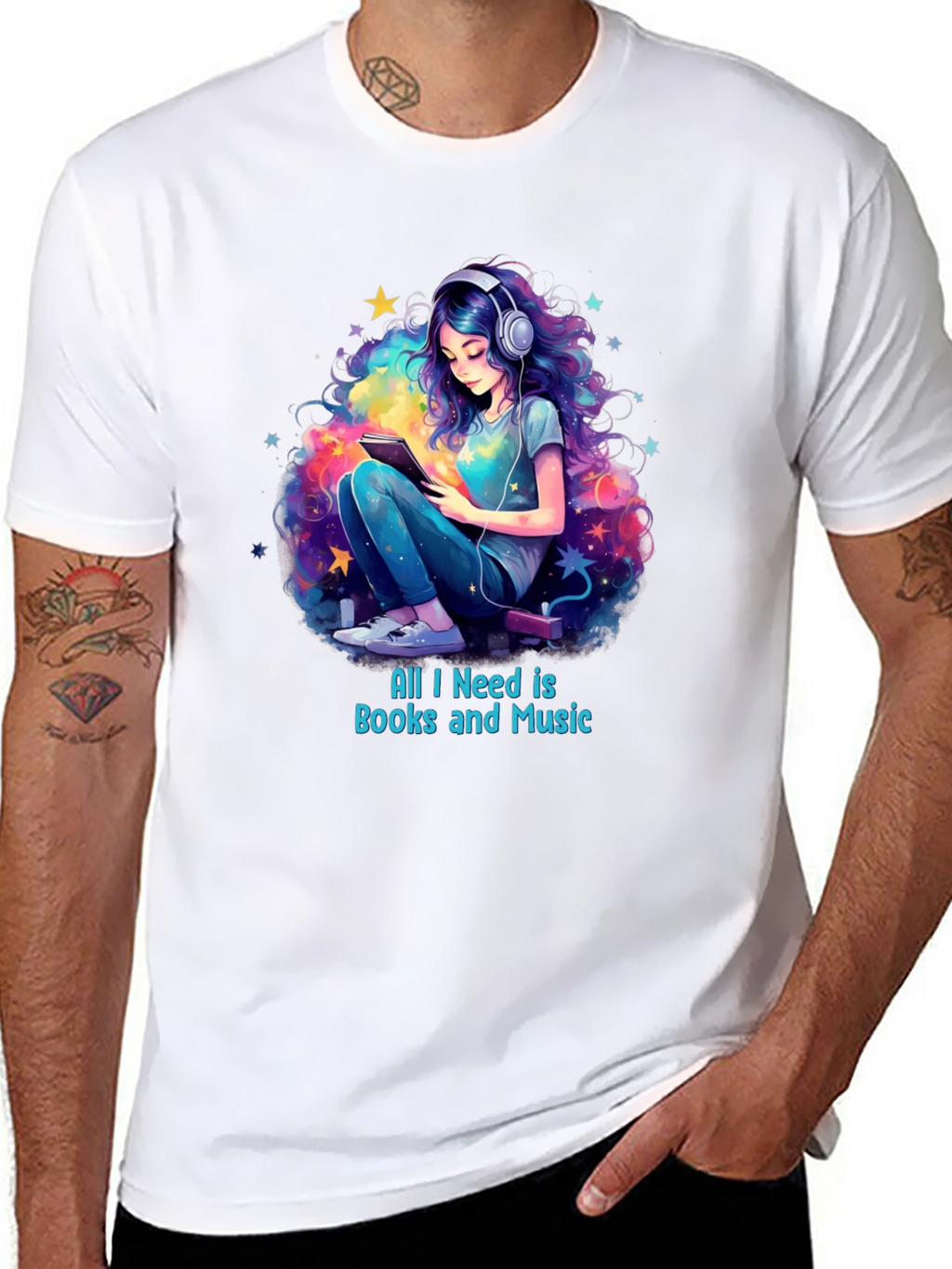 Books & Music T-Shirt