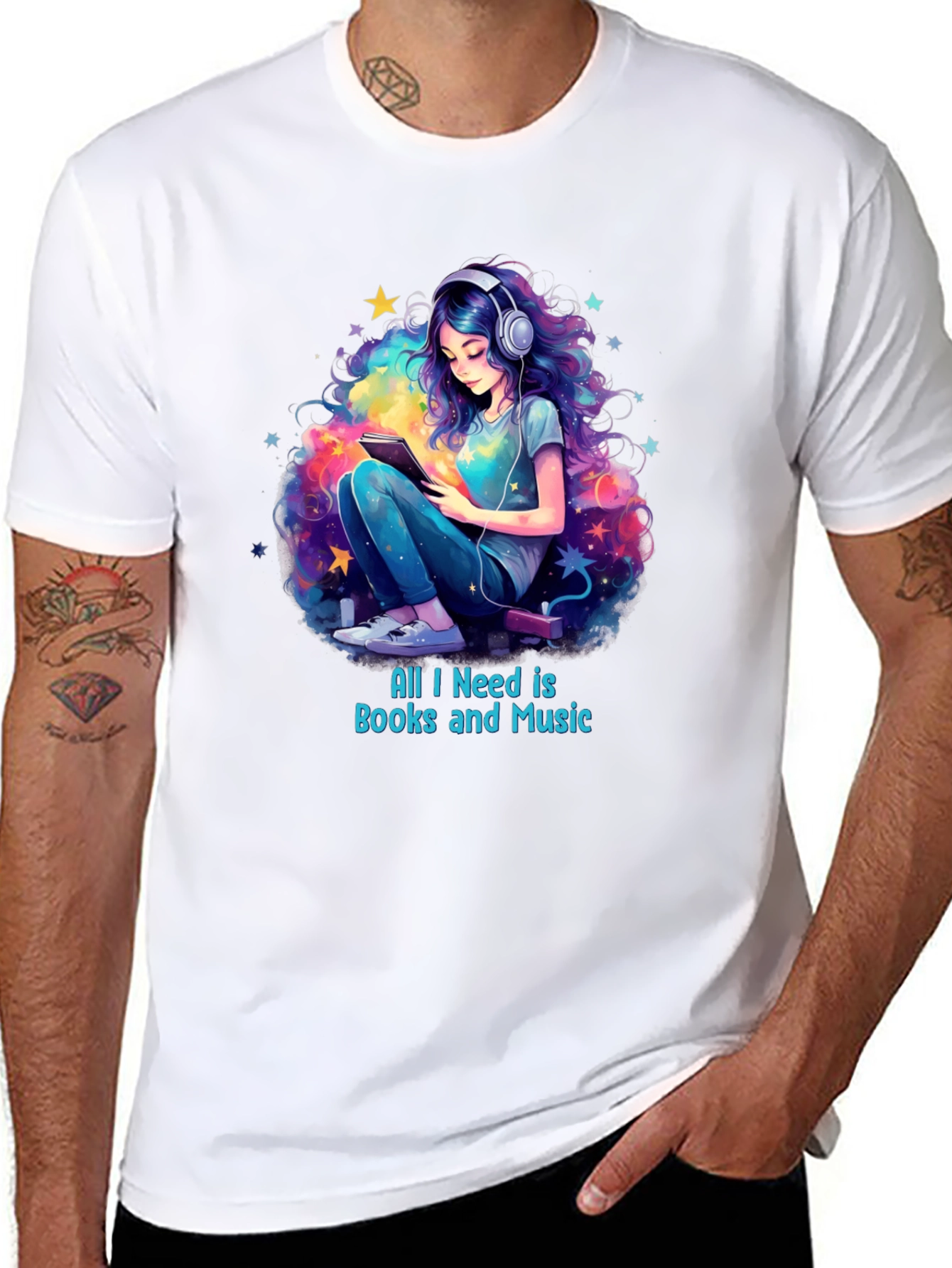 Books & Music T-Shirt