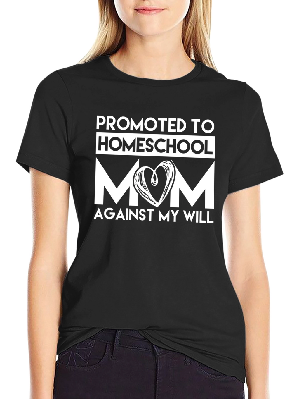 Promoted to Homeschool Mom Graphic T-Shirt